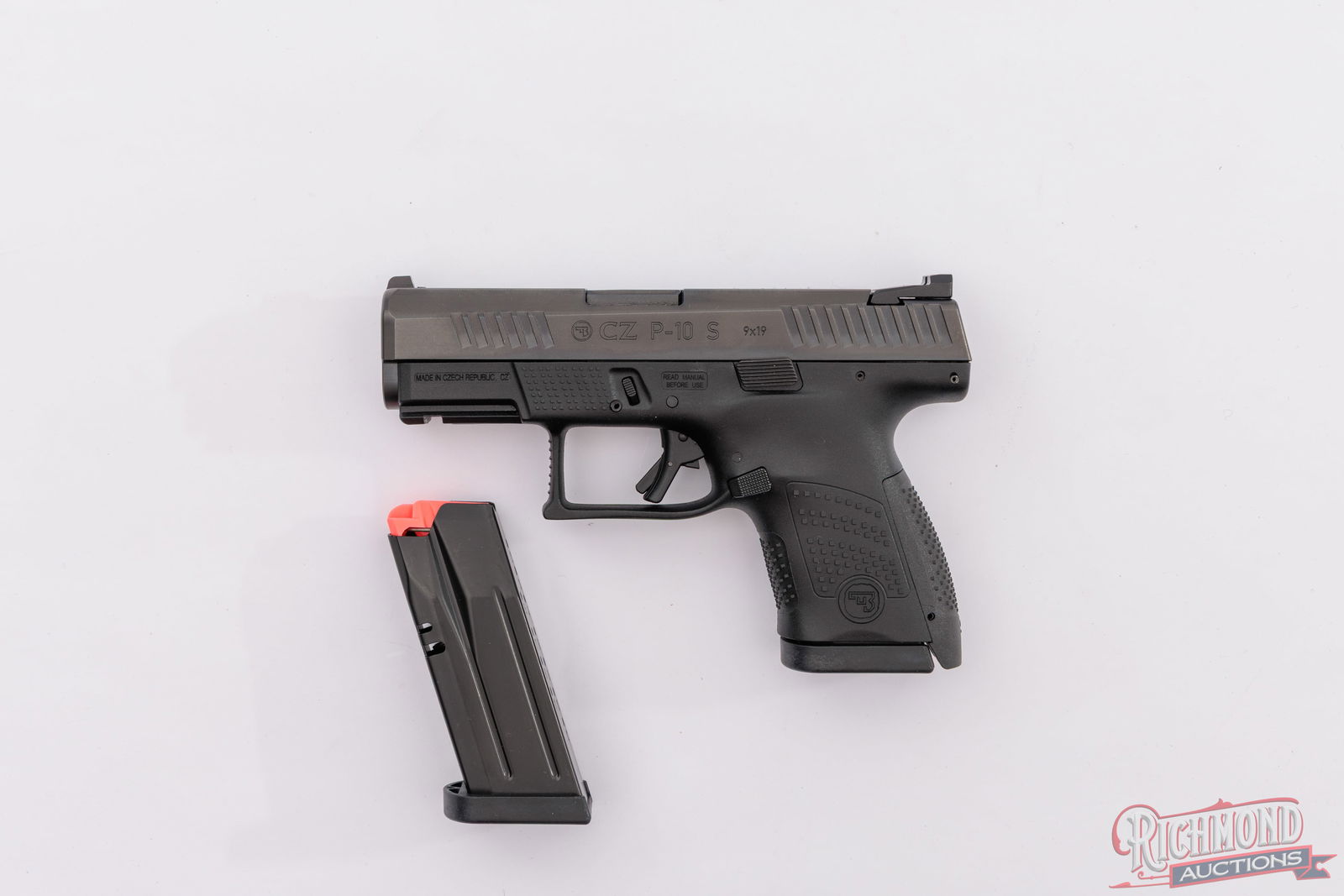 Excellent CZ Model P-10 S 9mm Semi-Auto Pistol in Original Case - 2