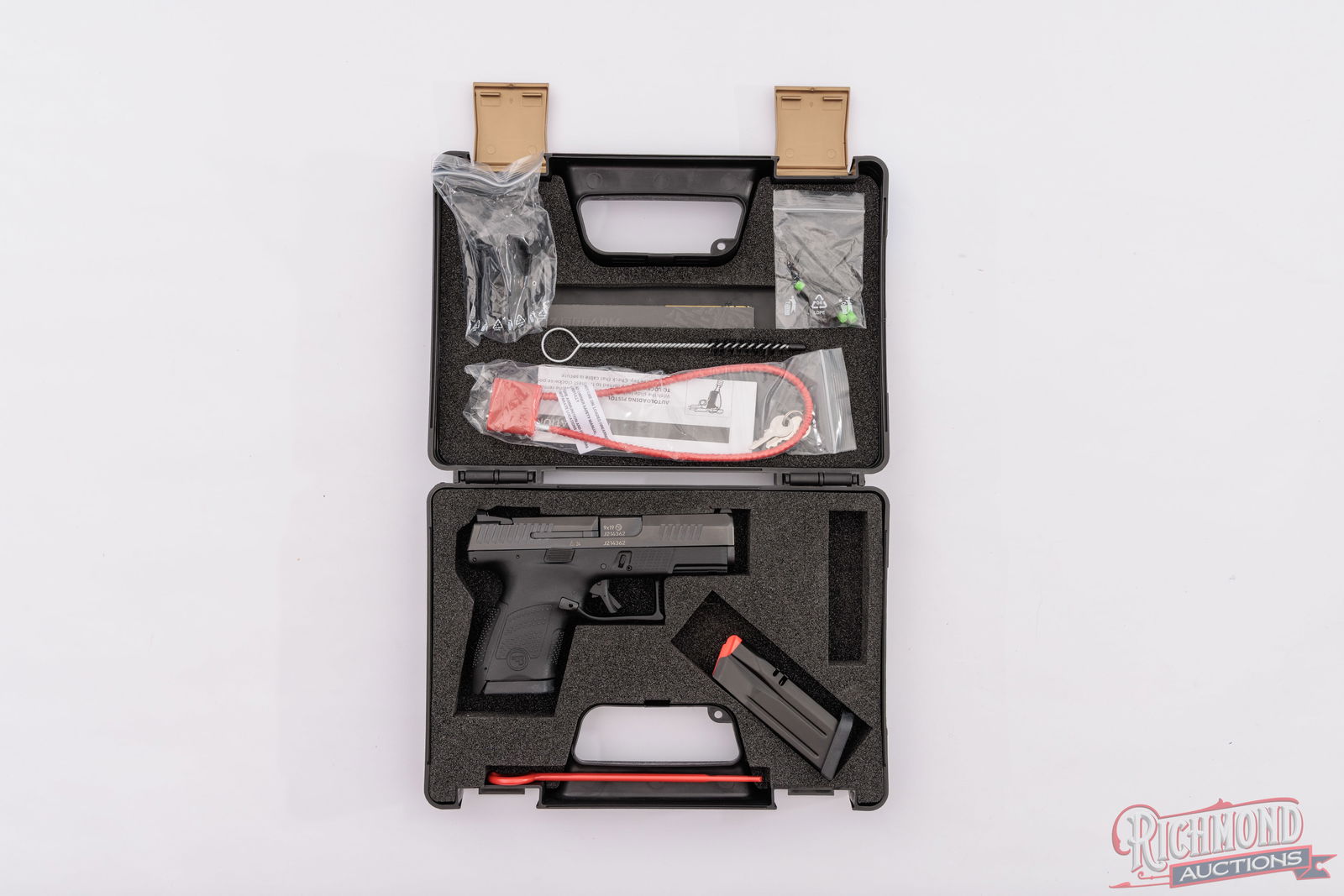 Excellent CZ Model P-10 S 9mm Semi-Auto Pistol in Original Case - 4
