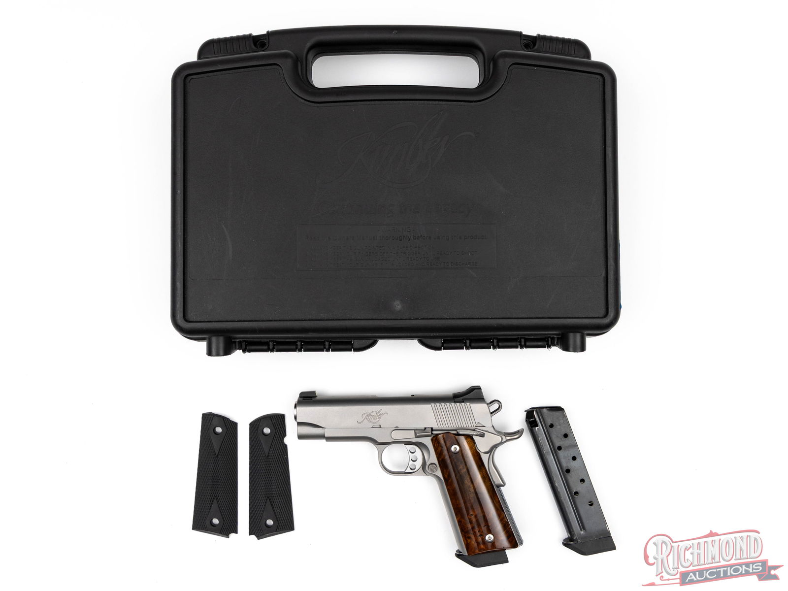 NICE! Kimber Pro Carry HD II .38 Super Semi Auto 1911 Style Pistol in Original Case (1 of 3)