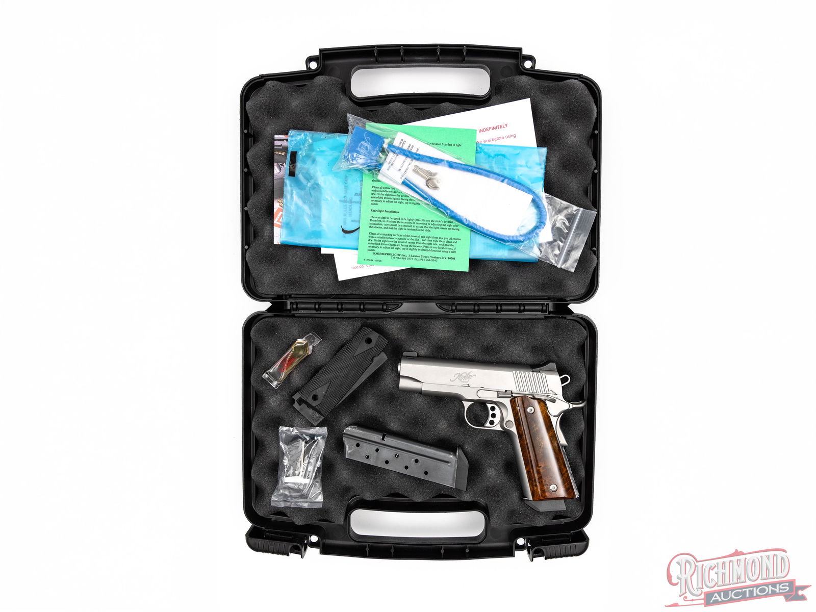NICE! Kimber Pro Carry HD II .38 Super Semi Auto 1911 Style Pistol in Original Case - 3