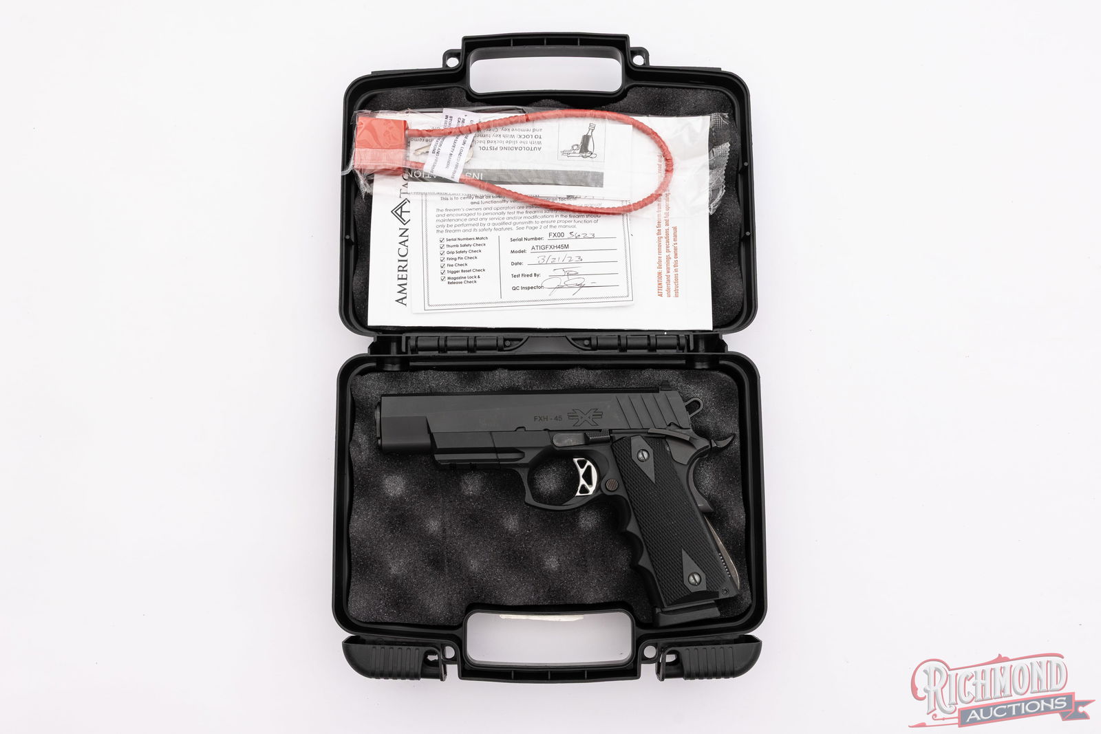ATI American Tactical FXH-45 Moxie 1911 Style .45 ACP Semi-Auto Pistol - 4