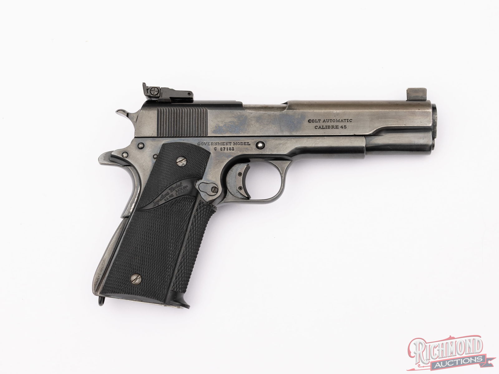 1917 Colt Black Army 1911 Semi-Auto Pistol .45 ACP Five Digit Serial Number - 2