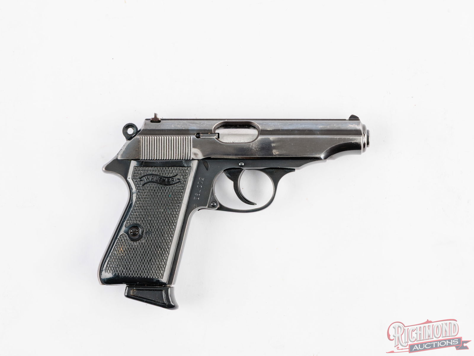 Walther PP 7.65mm .32 ACP Semi-Auto Pistol With Police Leather Holster - 3