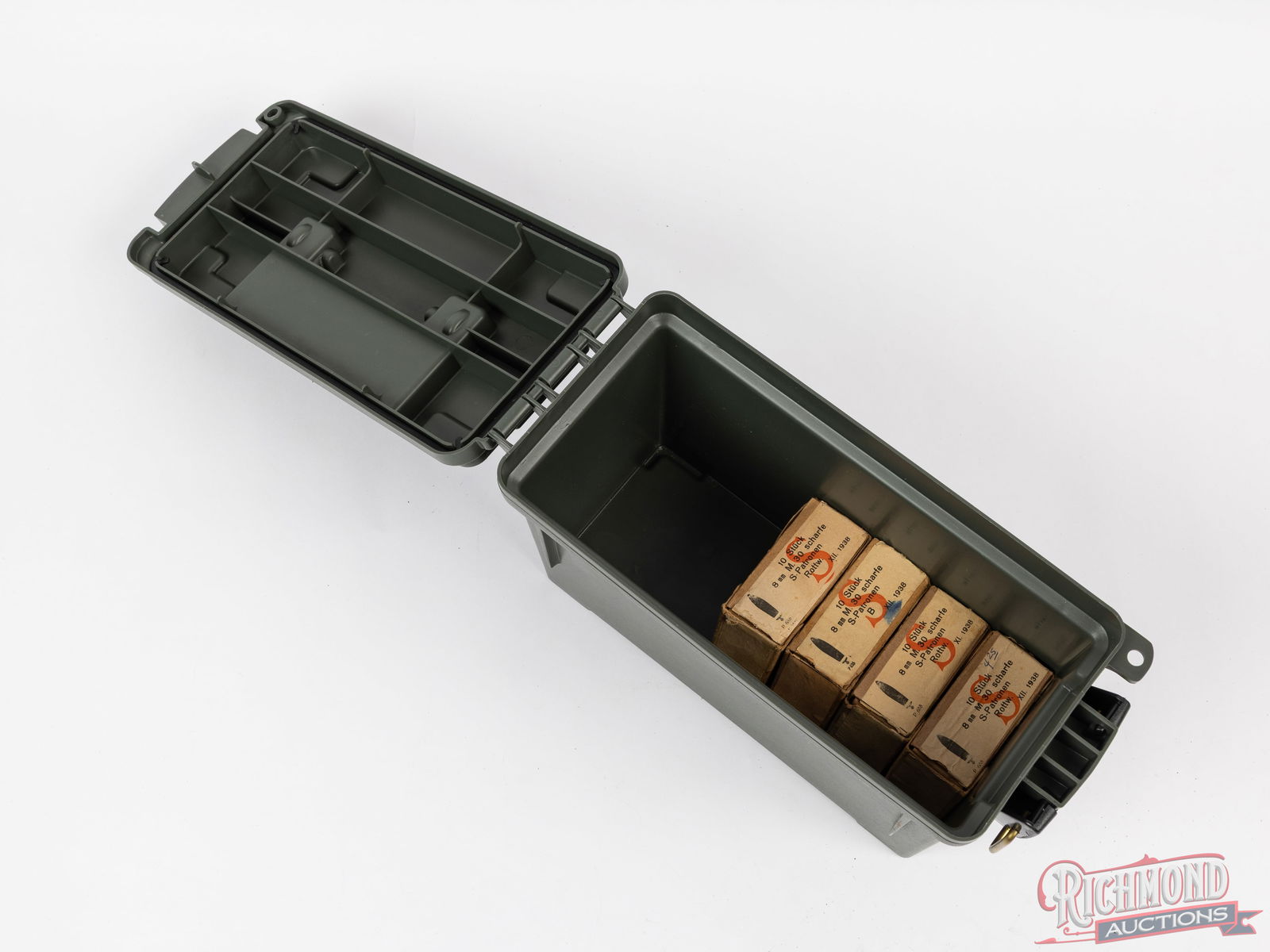 40 Rounds 8x56R Ammunition With En Bloc Clips and Field Box - 2