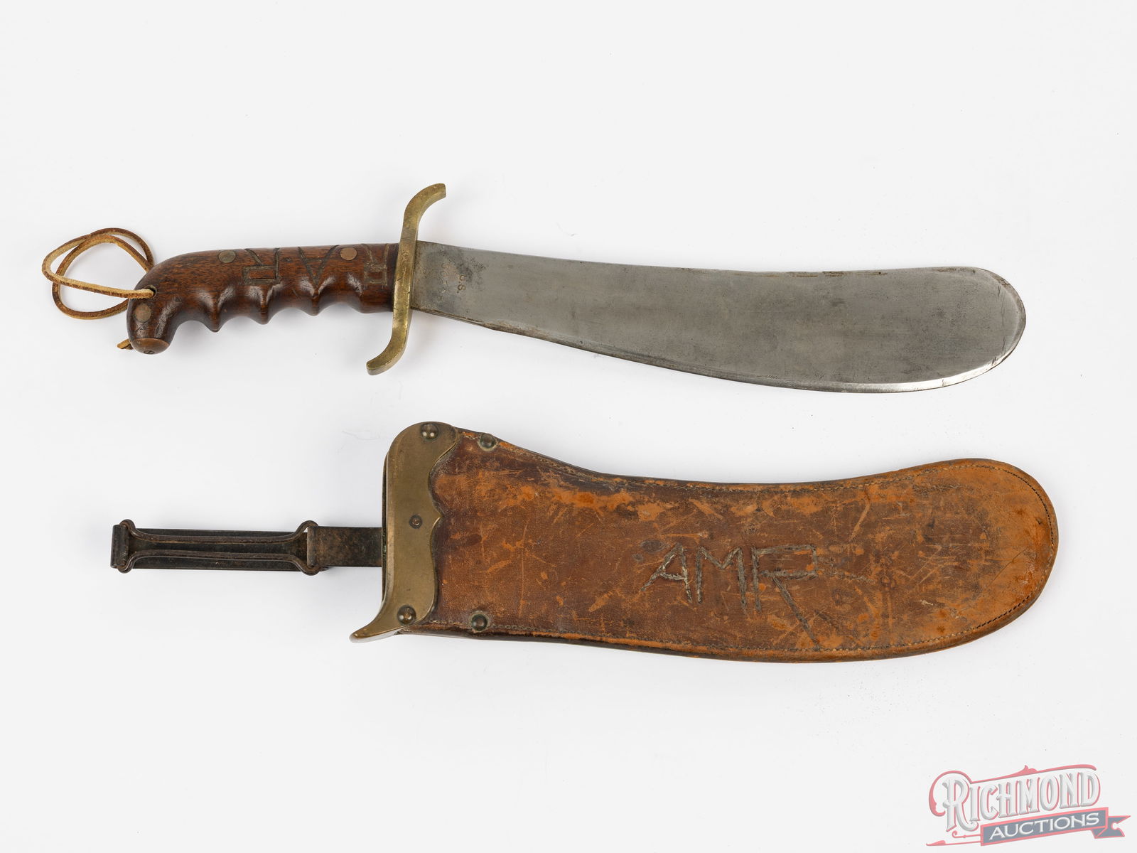 WWI Springfield Armory US 1912 Bolo Knife with Rock Island Arsenal Scabbard (1 of 3)