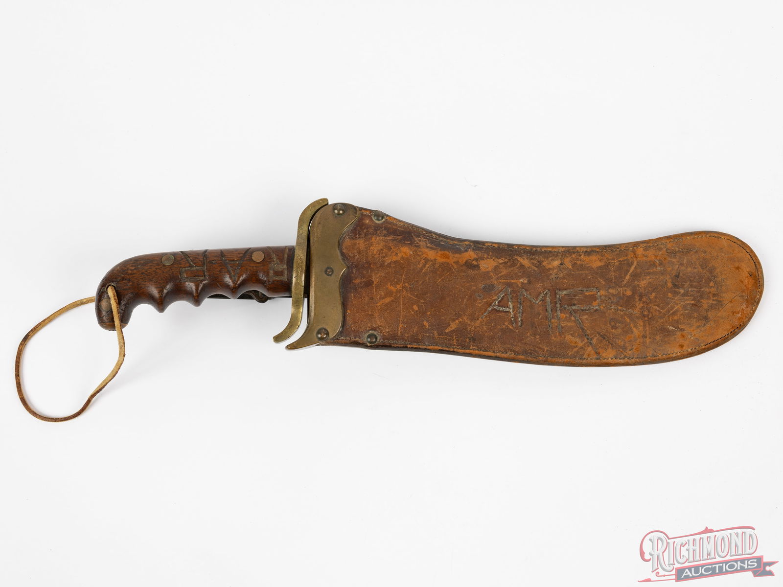 WWI Springfield Armory US 1912 Bolo Knife with Rock Island Arsenal Scabbard - 3