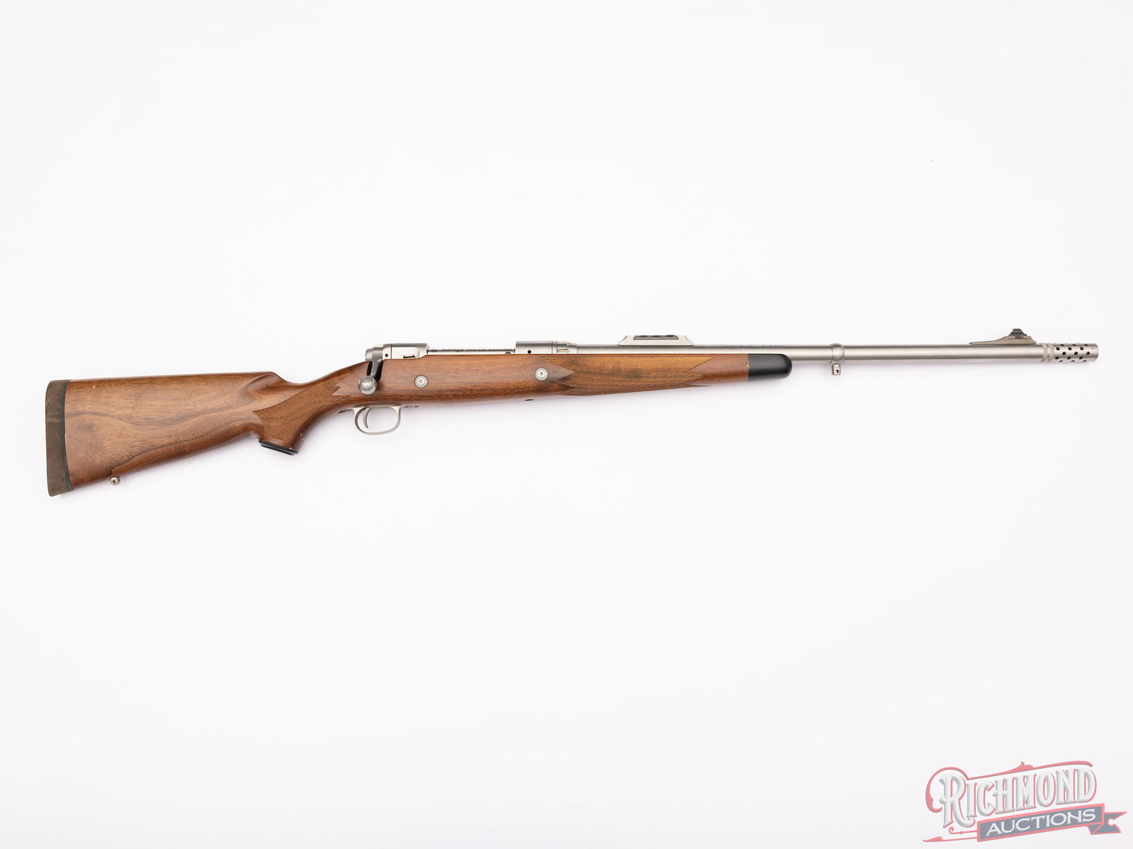 Savage 116 Safari Express .458 WIN MAG Stainless Bolt Action Rifle (1 of 2)