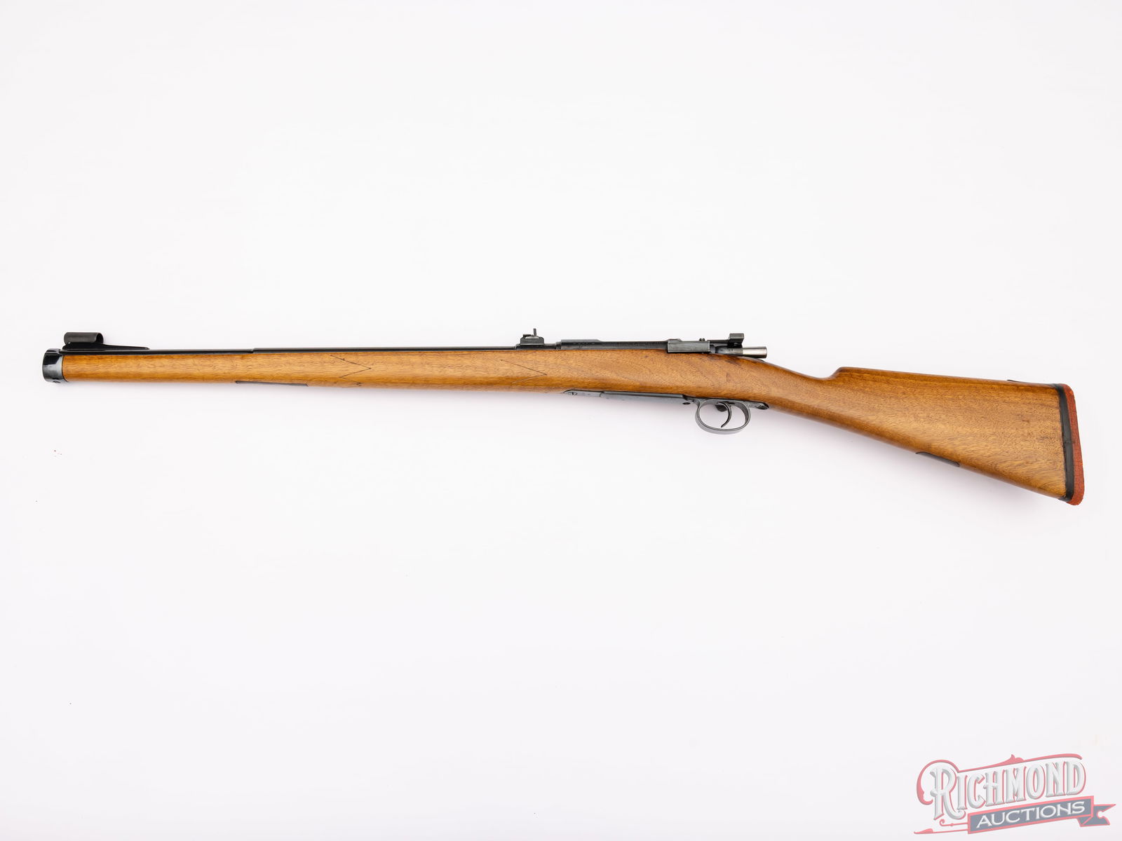 Antique Mauser Chilean 1895 Loewe 7x57 Bolt Action Rifle with Mannlicher Style Stock - 2