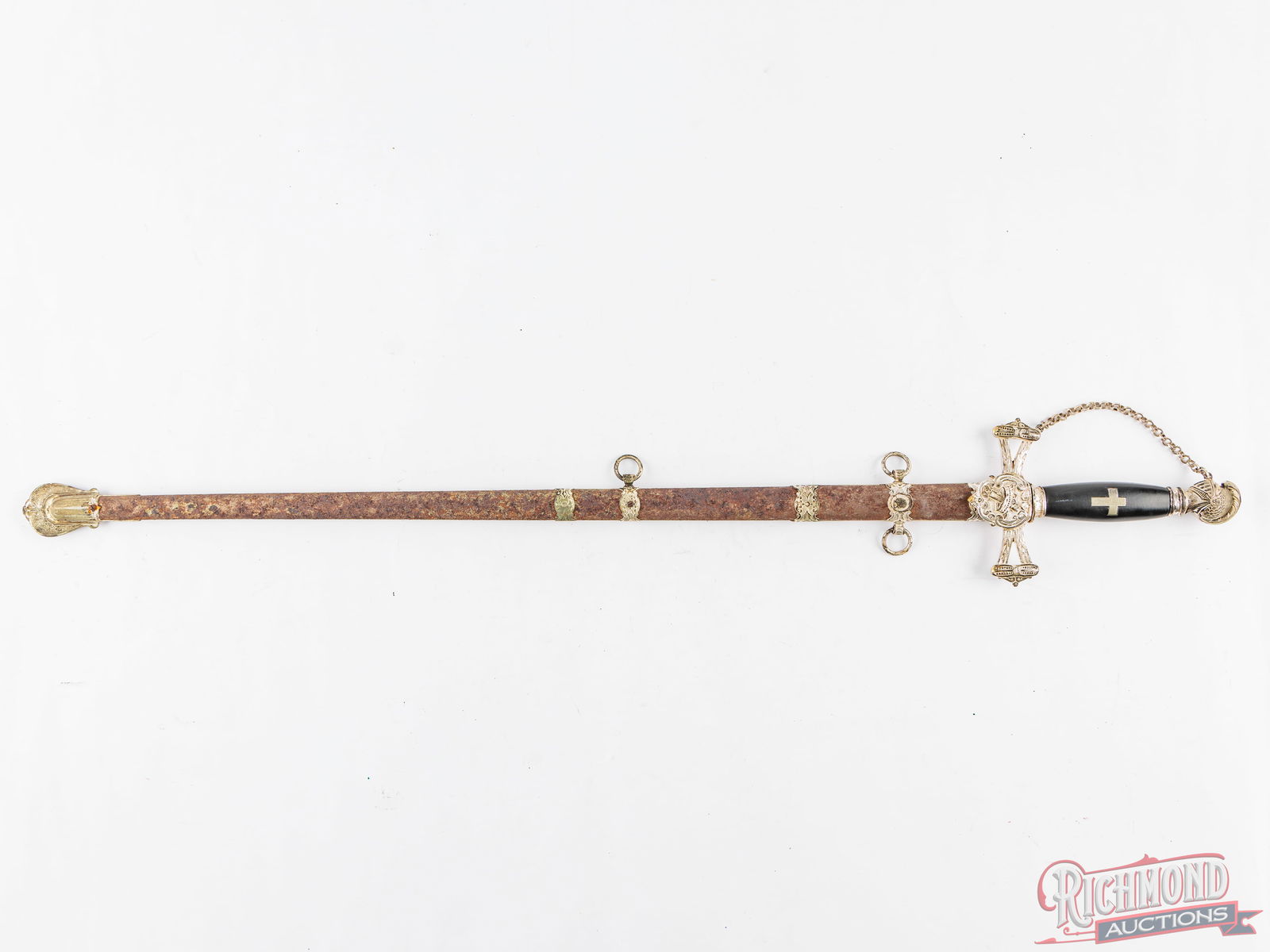 Masonic Knights Templar Sword Made by MC Lilley & Co - 3