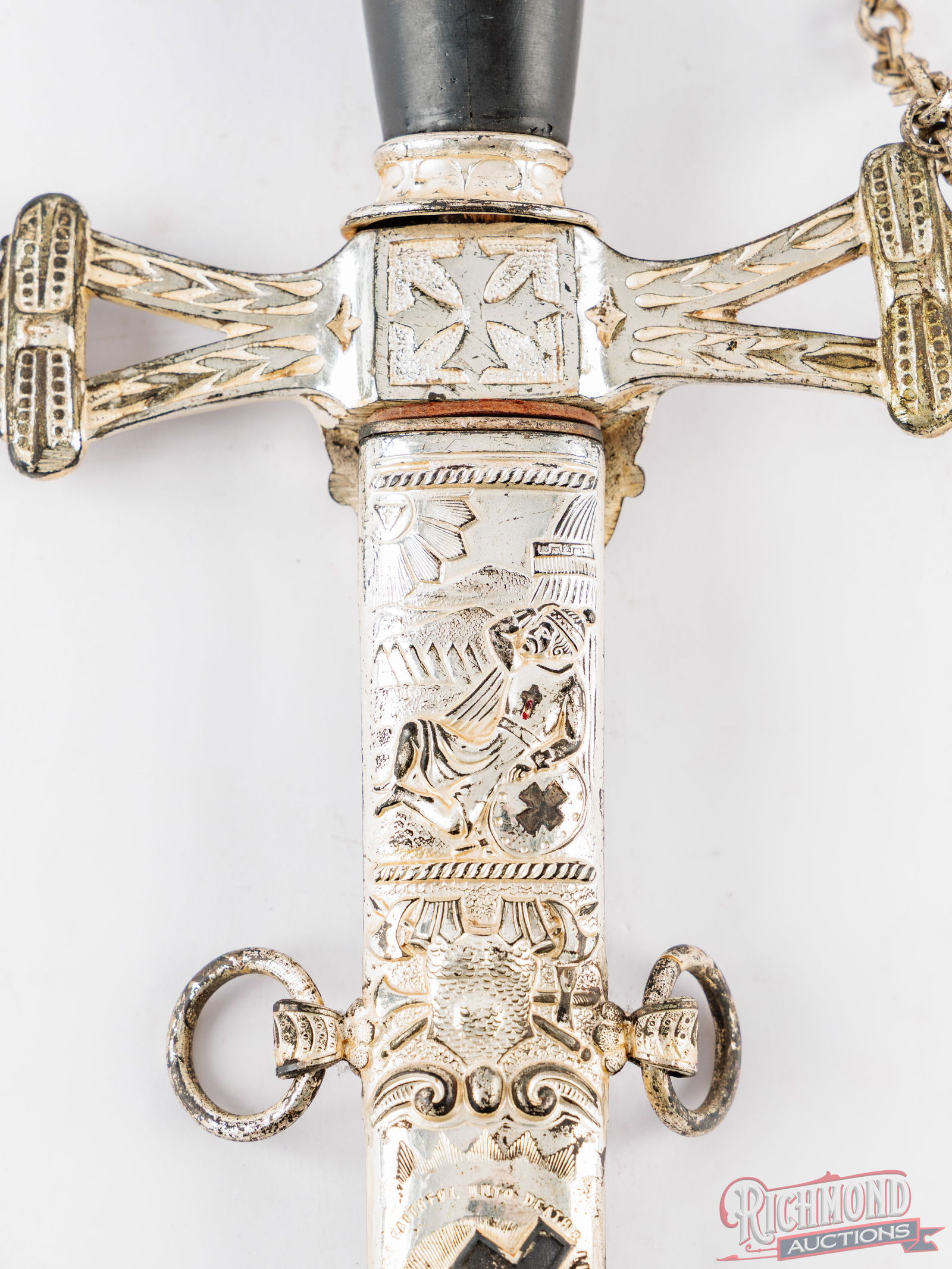 Masonic Knights Templar Sword Made by MC Lilley & Co - 7