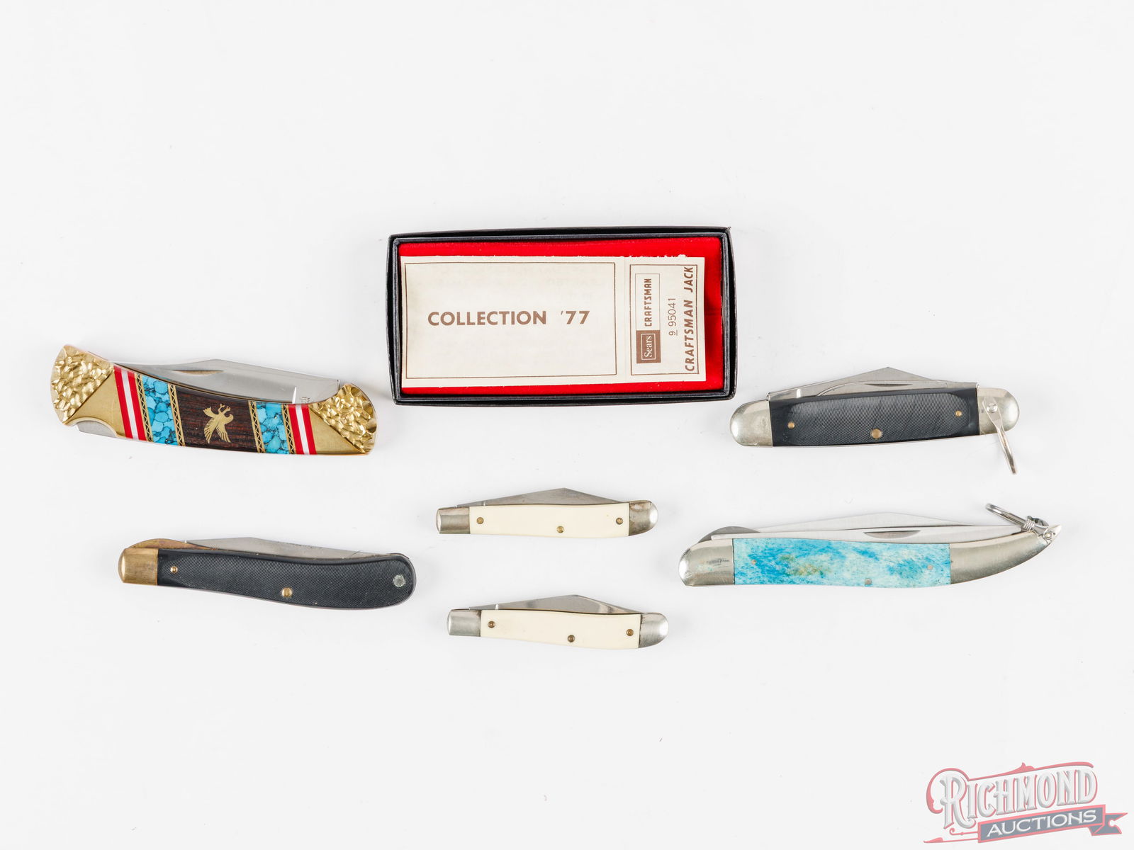 Lot of Assorted Buck and Craftsman Folder Pocket Knives - 2