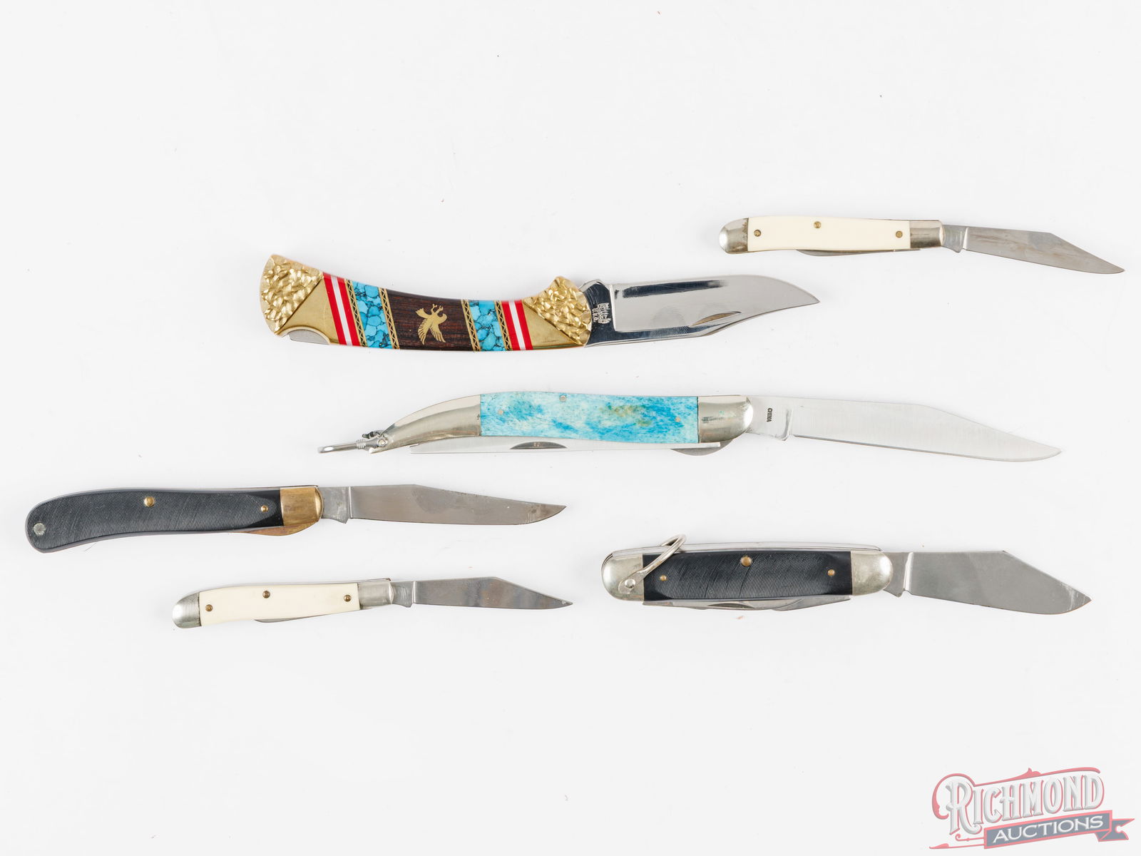 Lot of Assorted Buck and Craftsman Folder Pocket Knives - 4