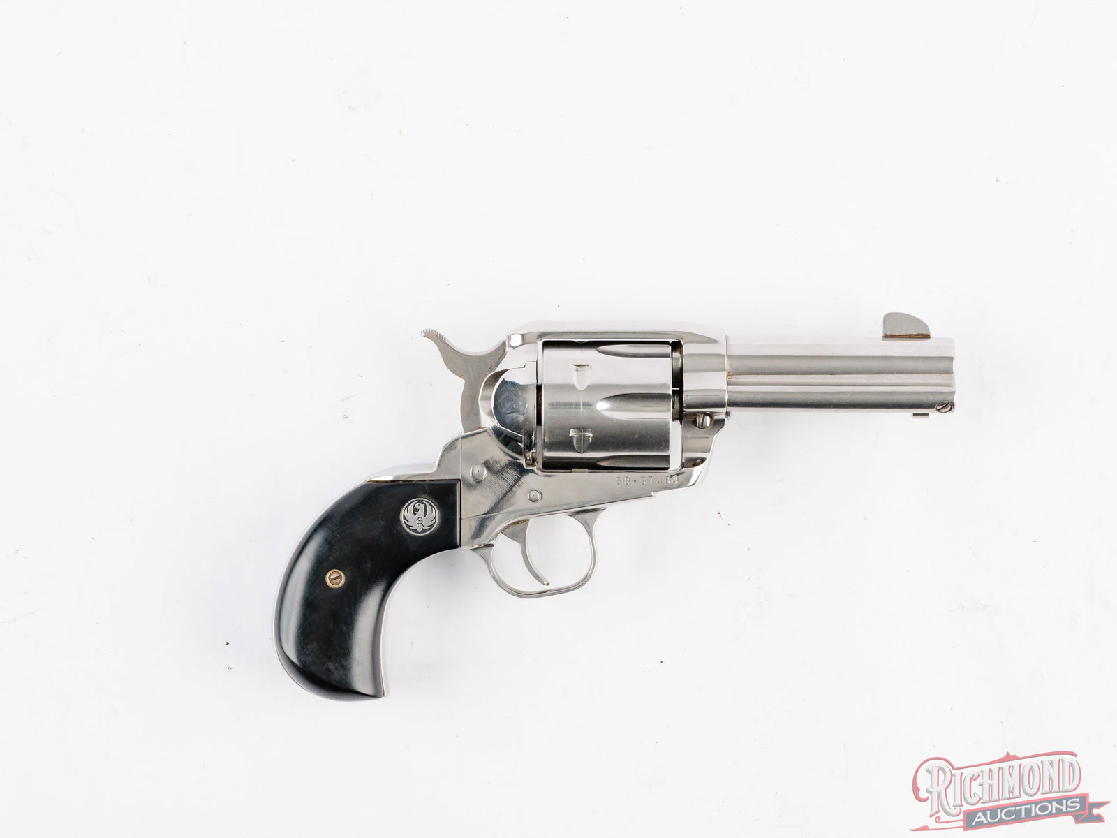Ruger Vaquero .45 Colt SA Stainless Revolver 3-3/4" With Birdshead Grip - 3