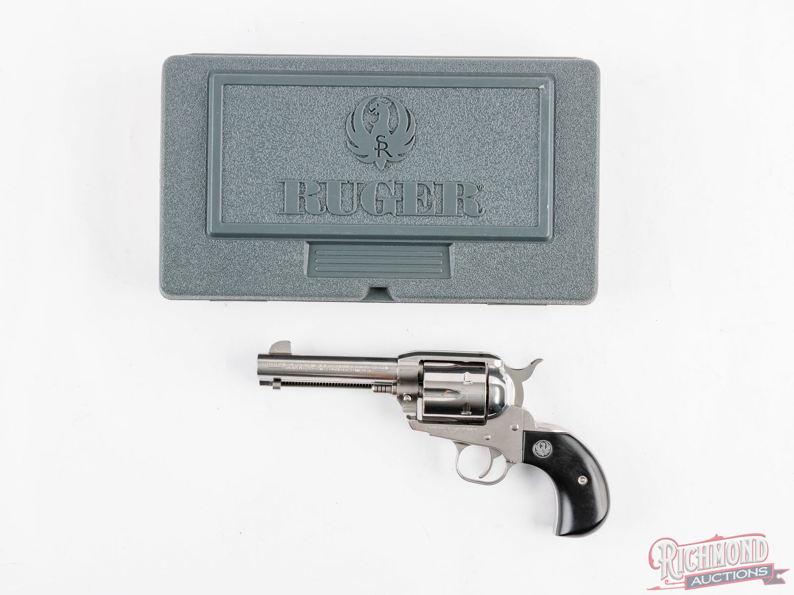 Ruger Vaquero .45 Colt SA Stainless Revolver 4-1/2" With Birdshead Grip (1 of 5)
