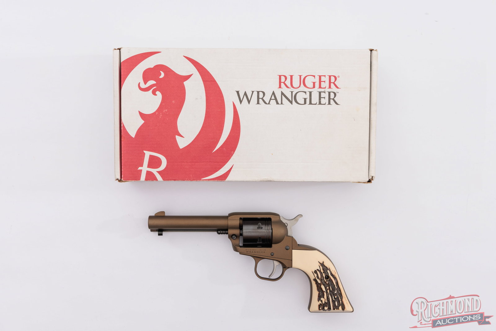 Ruger Wrangler .22 LR Single Action Revolver In Bronze With Original Box (1 of 6)