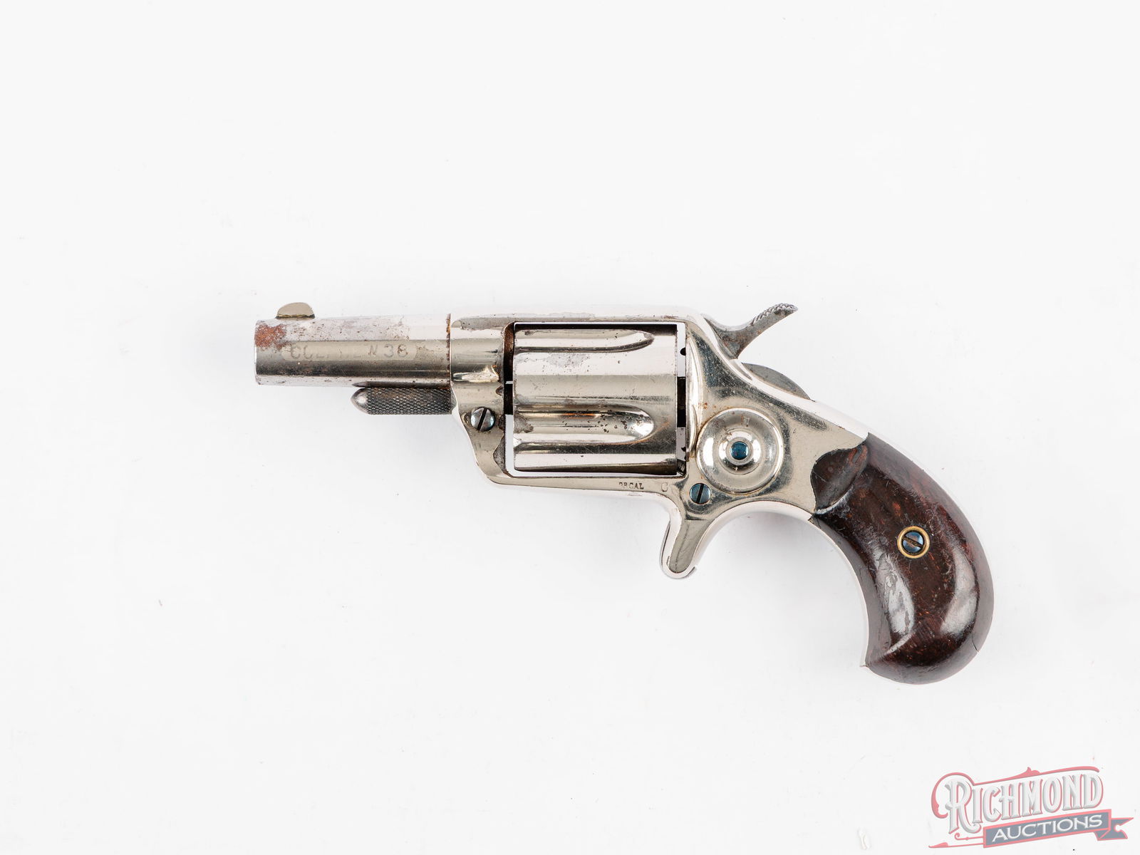 Antique Colt New Line .38 Centerfire Single Action Revolver (1 of 2)