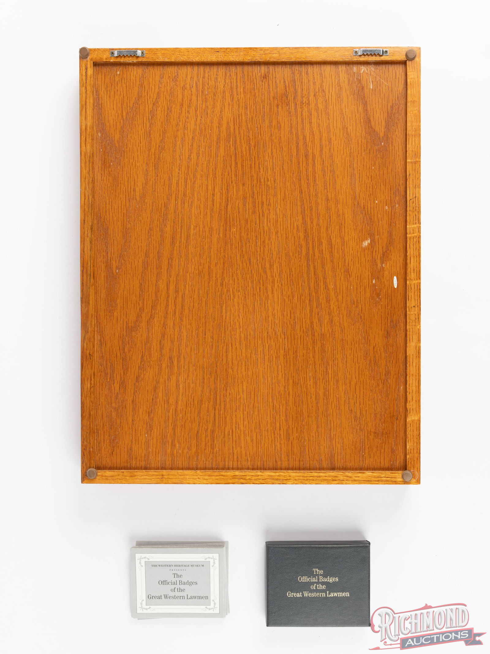 Franklin Mint Official Badges Of The Great Western Lawman Sterling Silver Framed Set - 2