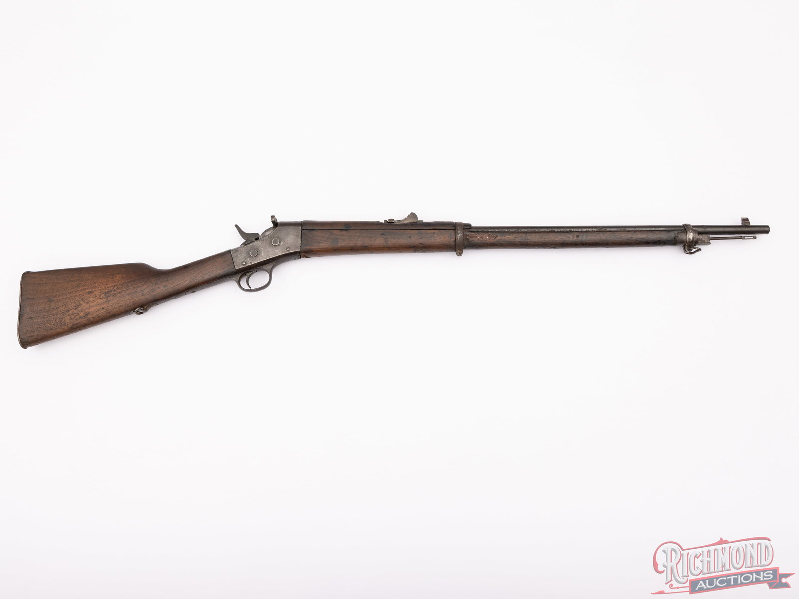 Antique Remington Arms Rolling Block Two Band Service Rifle (1 of 2)