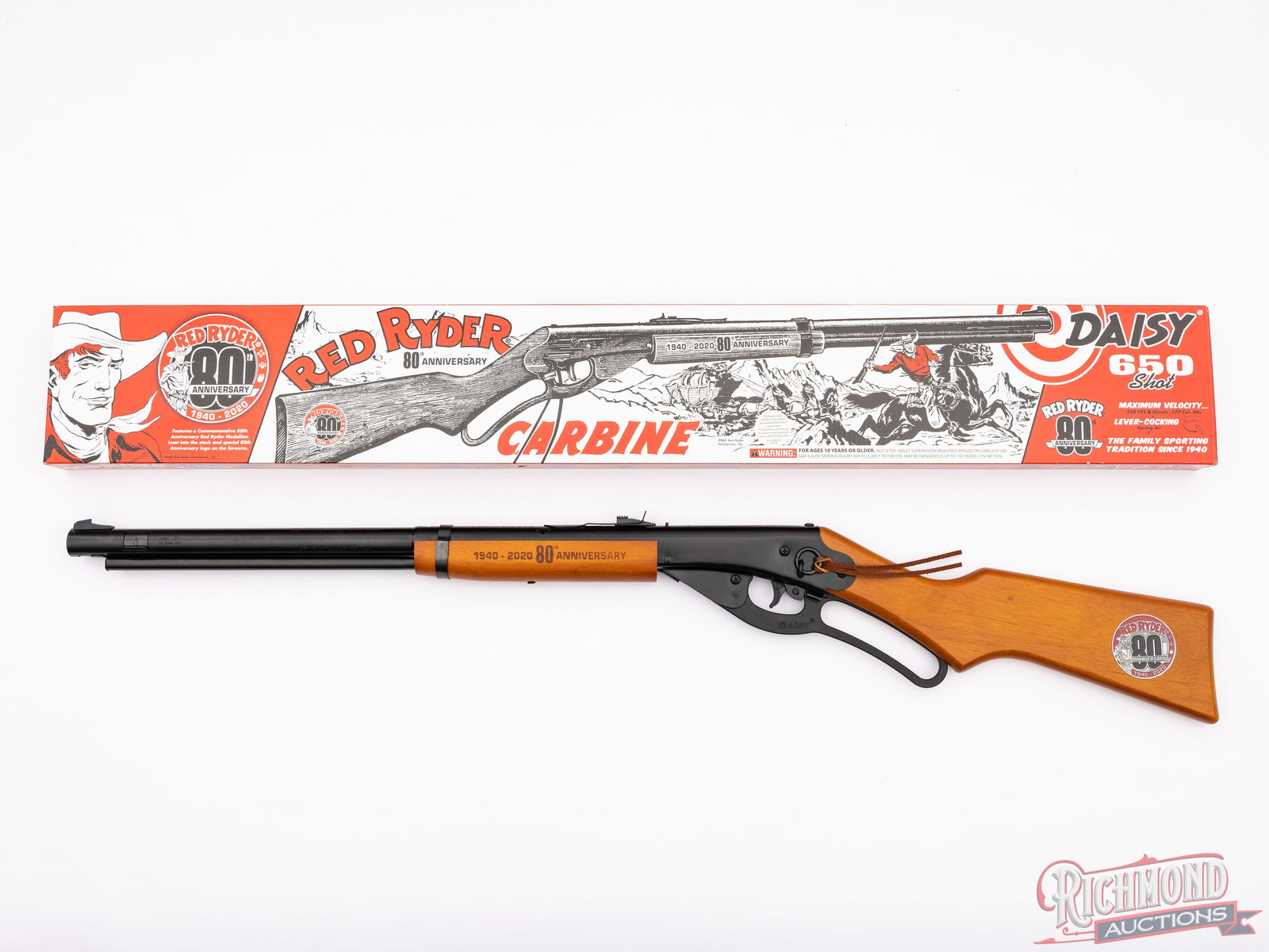 Collector Daisy Red Ryder Carbine 80th Anniversary Edition BB Rifle In Original Factory Box (1 of 4)