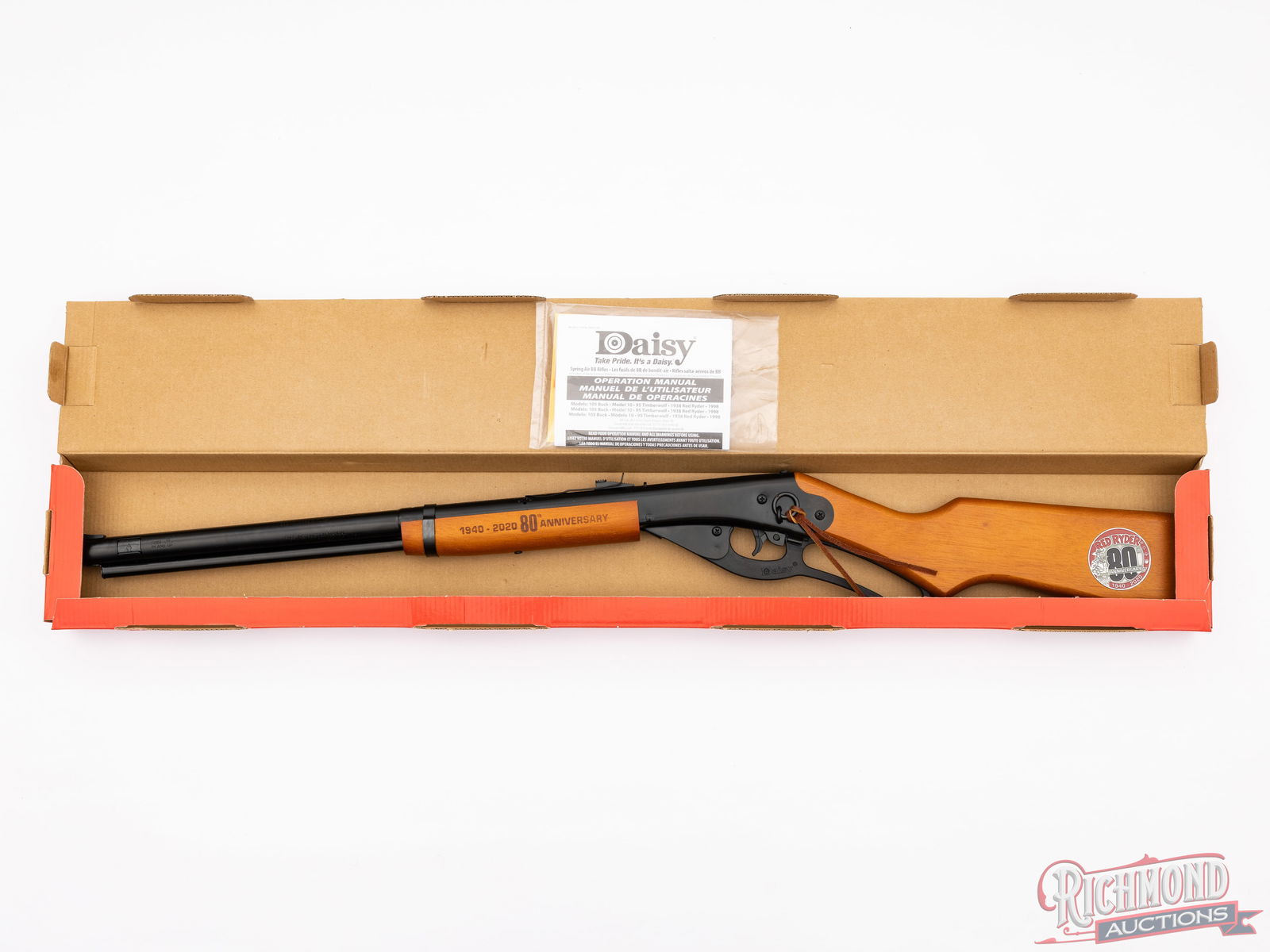 Collector Daisy Red Ryder Carbine 80th Anniversary Edition BB Rifle In Original Factory Box - 4