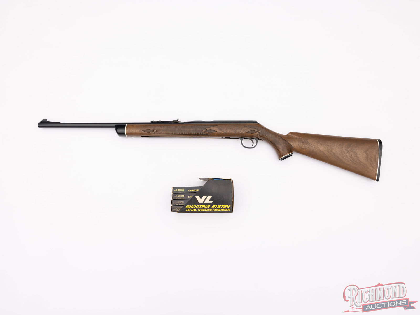 Rare Daisy Heddon VL Air Rifle 22 Cal With 750 Rounds of Caseless Ammunition - 2