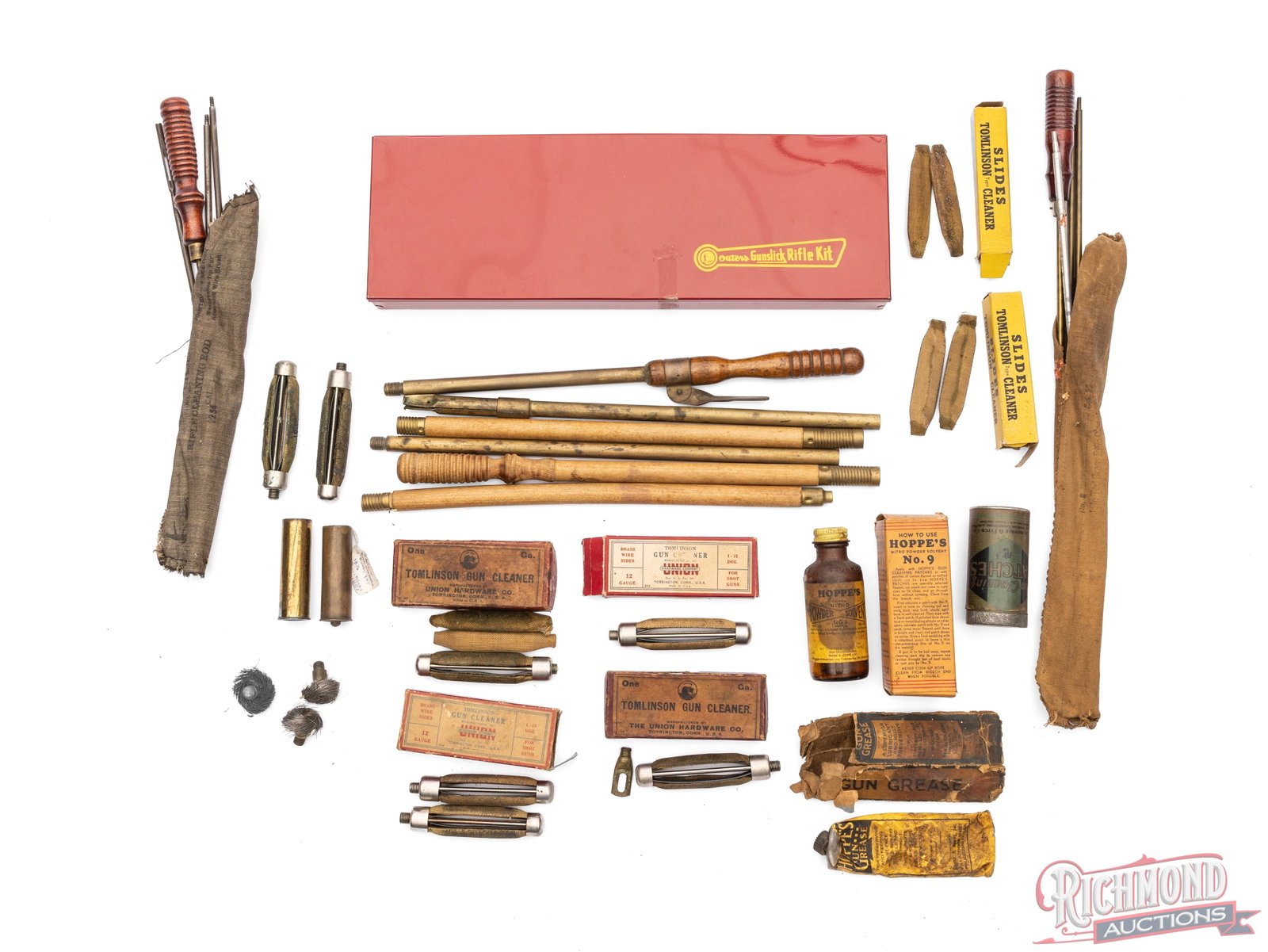Collection of Vintage Gun Cleaning Kits And Tools - 2