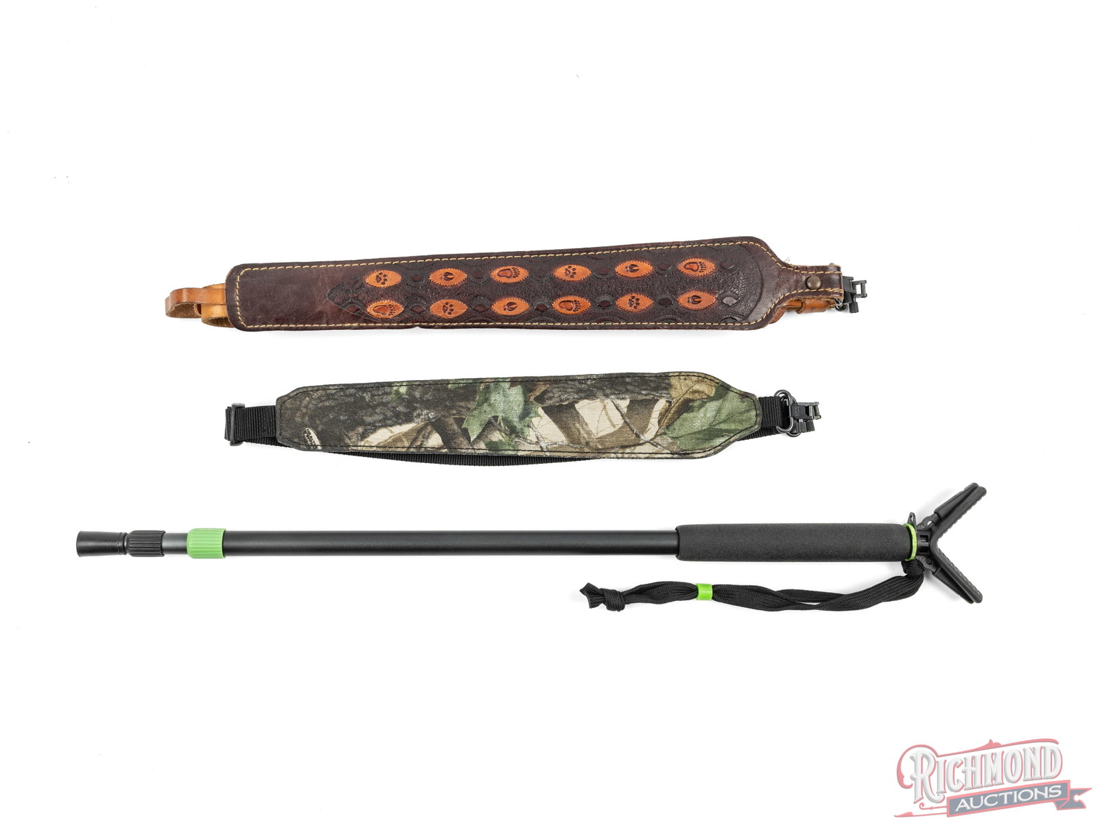 Hunters Lot Primos Pole Cat Monopod Shooting Stick And 2 Padded Slings With Quick Connects (1 of 2)