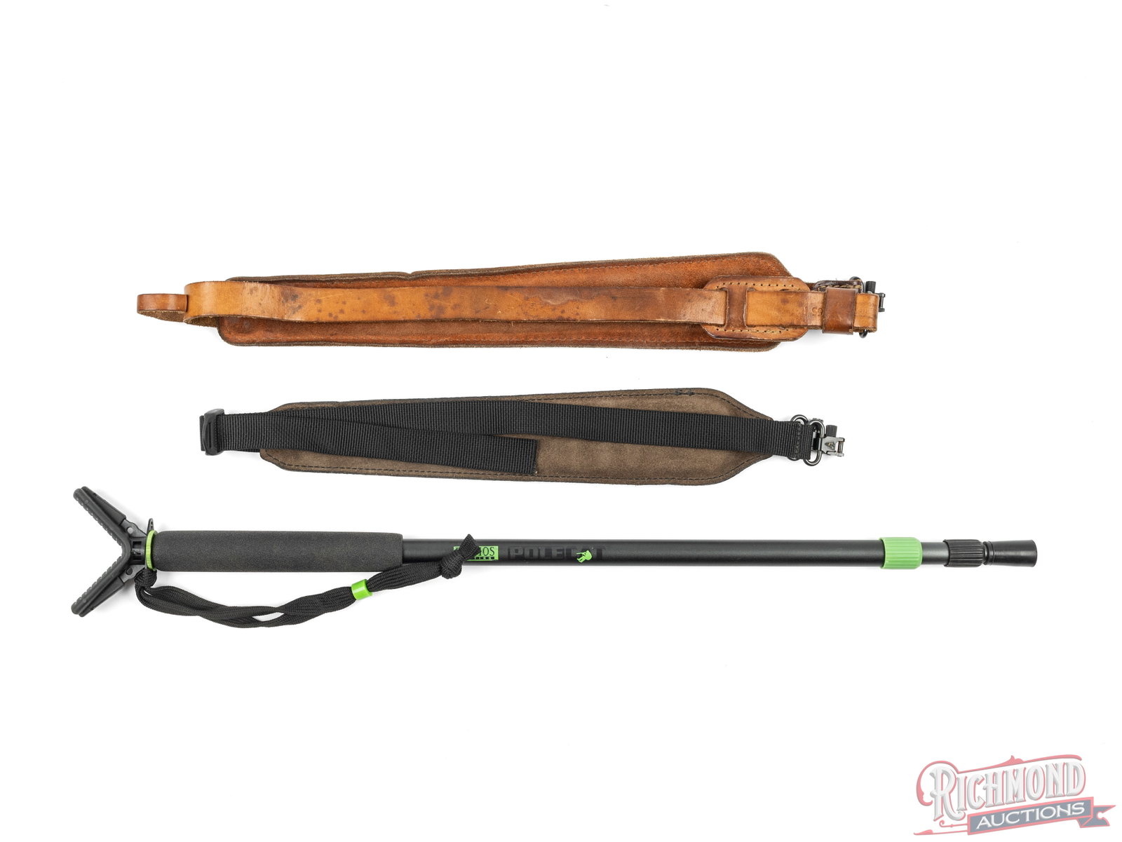 Hunters Lot Primos Pole Cat Monopod Shooting Stick And 2 Padded Slings With Quick Connects - 2