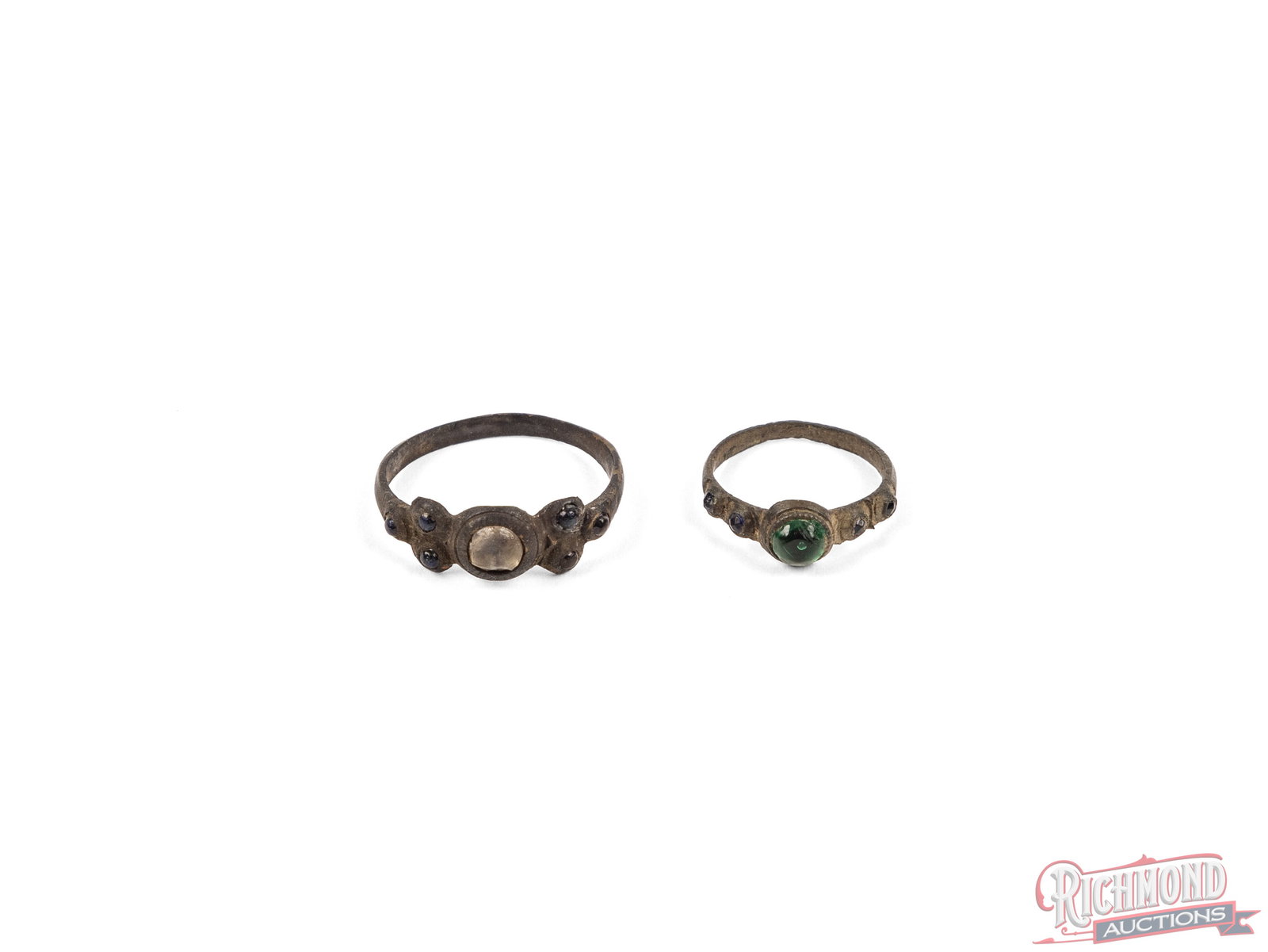 Pair of Rings From Brandon House Site, Manitoba - 2