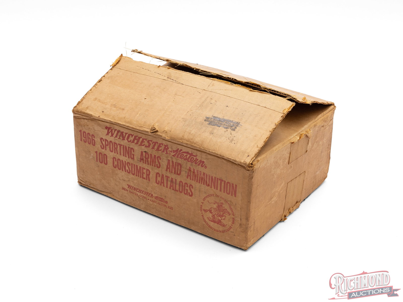 Full Case of 100 Catalogs Winchester-Western 1966 Sporting Arms And Ammunition, 100th Anniversary - 3