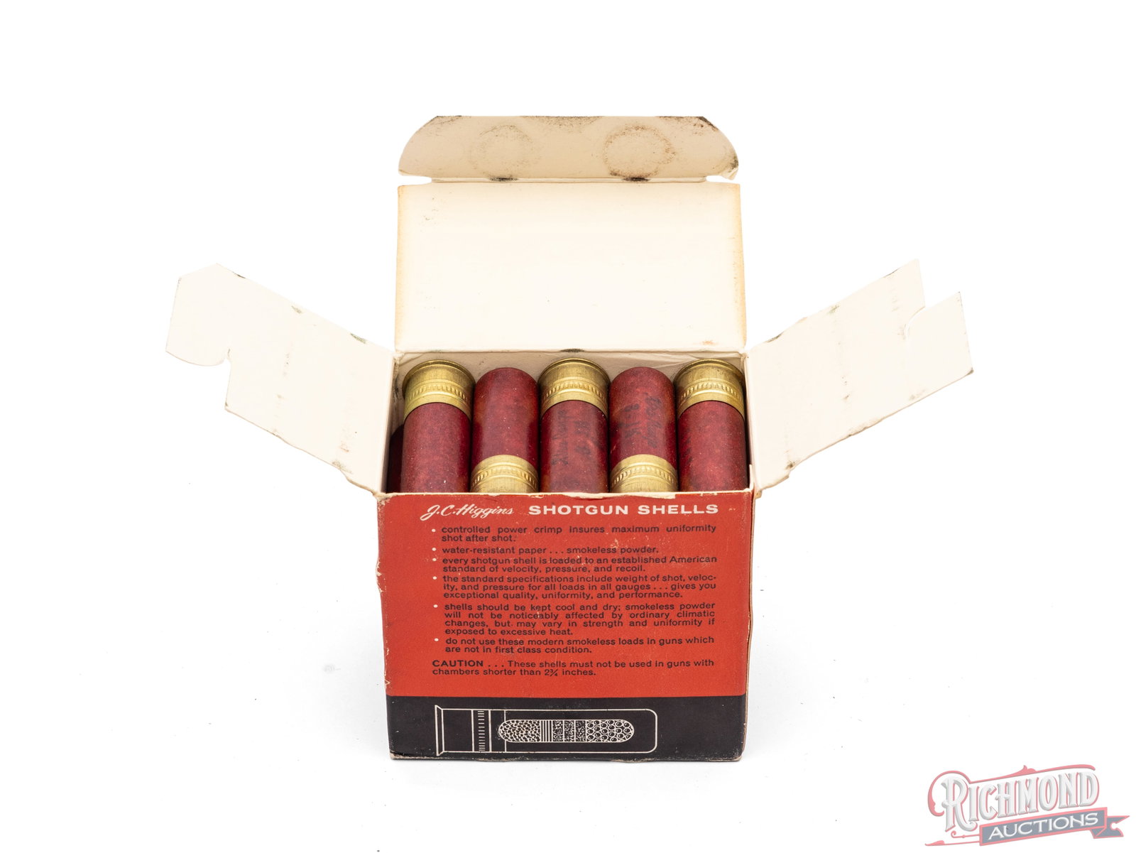 Full Box of J. C. Higgins 16 Gauge Xtra-Range Shotgun Shells - 3