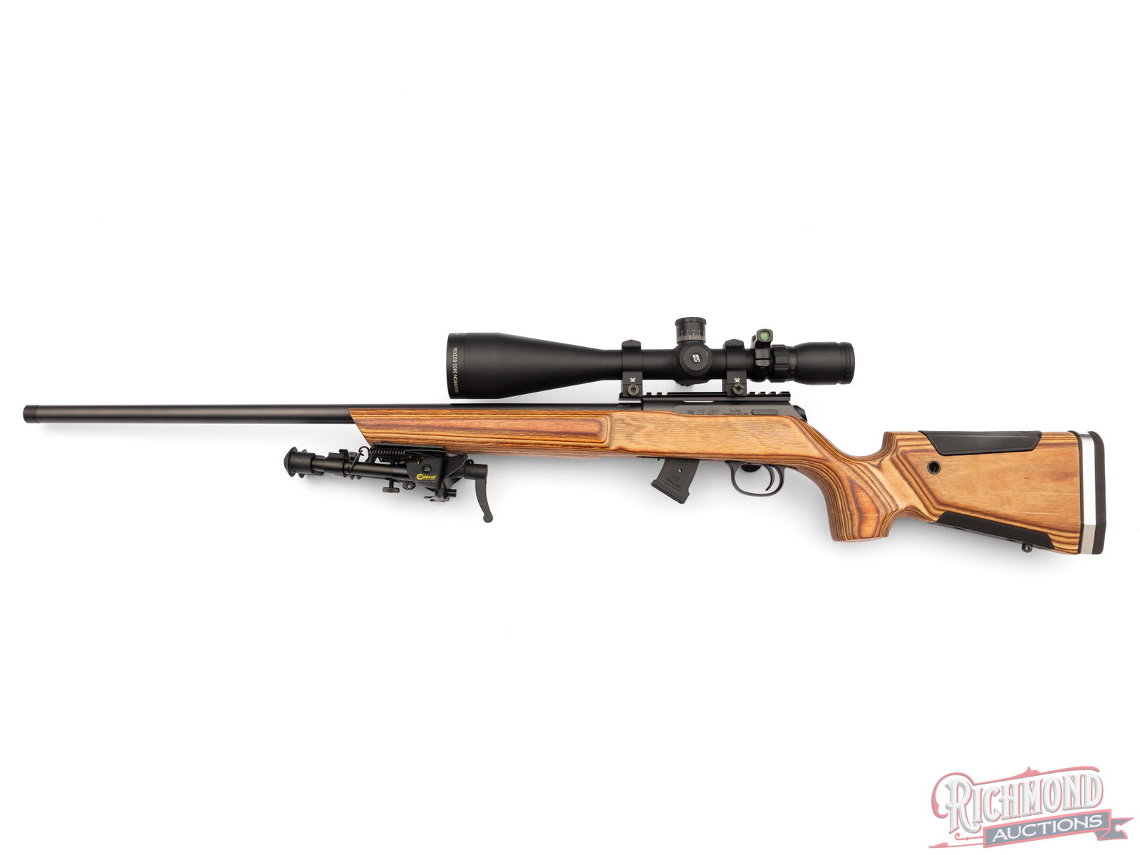 Custom CZ 457 Bolt Action Rifle .22LR With Sightron Long Range Scope - 2