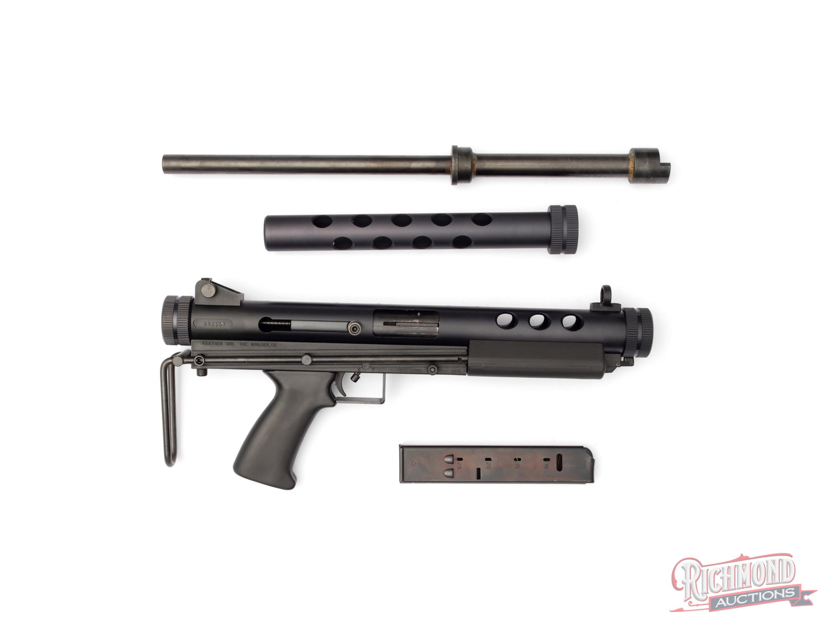 Feather Industries AT-9 Semi-Automatic 9mm Luger Survival Rifle In Original Box - 2
