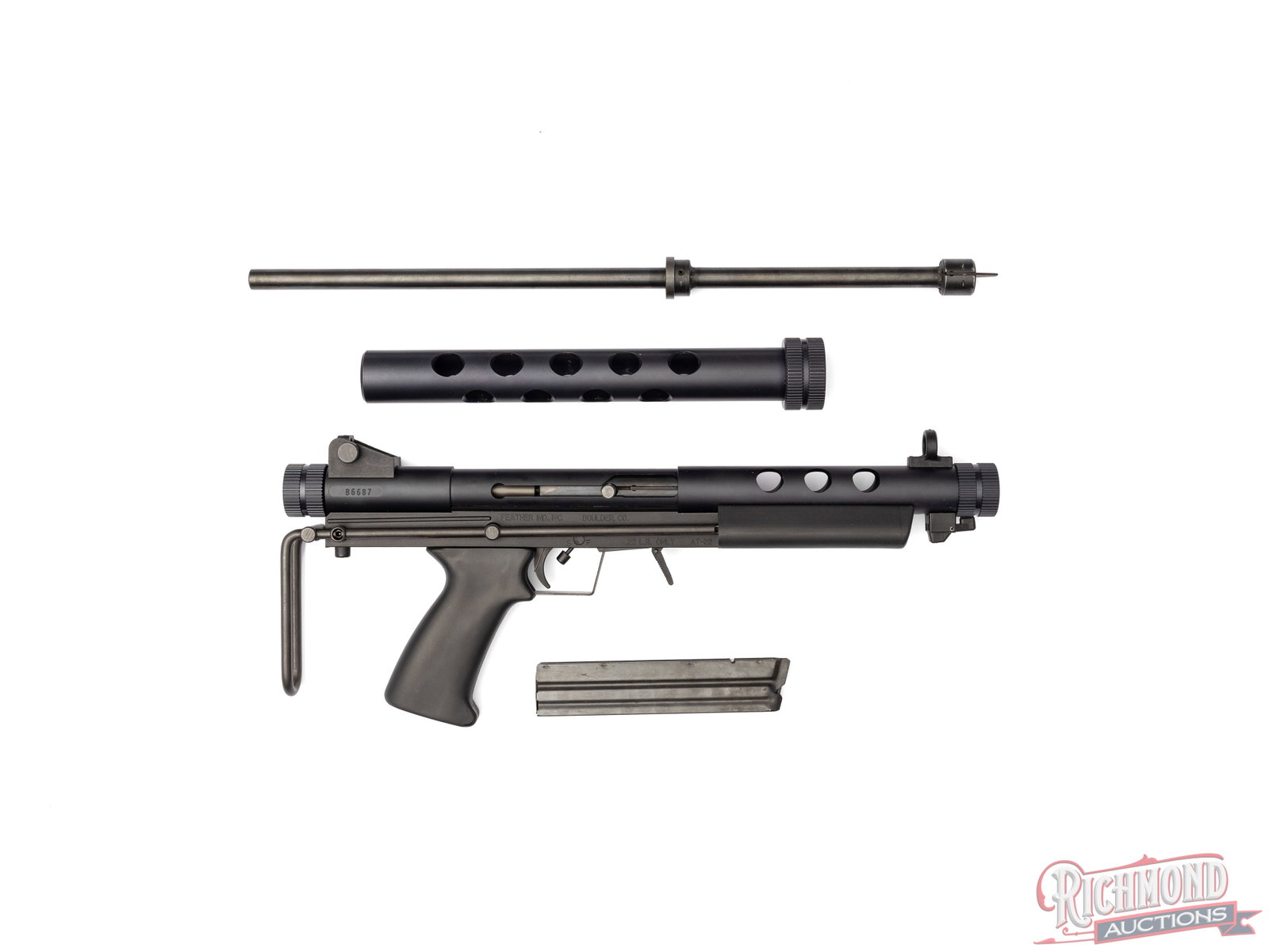 High Condition Feather Industries AT-22 .22 LR Semi-Automatic Survival Rifle in Original Box - 2