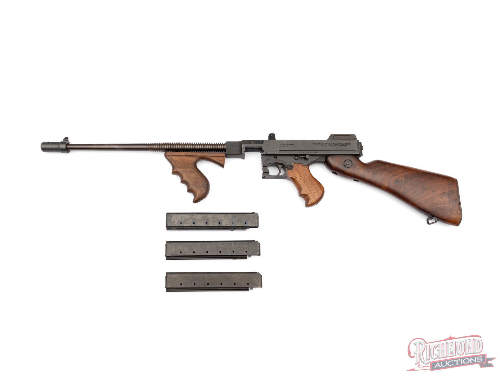 Early Auto Ordnance Thompson Center 1927A1 .45 ACP Semi-Auto "Tommy Gun" Rifle - 2