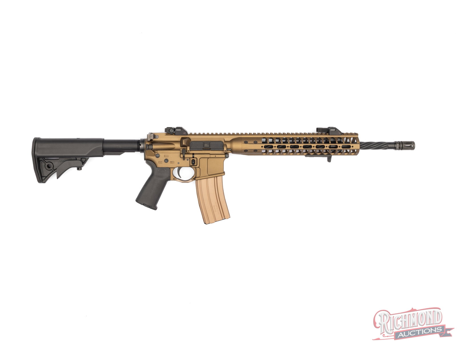 LWRC IC-DI AR Style 5.56 Nato / .223 REM RSR Exclusive Burnt Bronze Semi-Auto Rifle in Original Box - 2