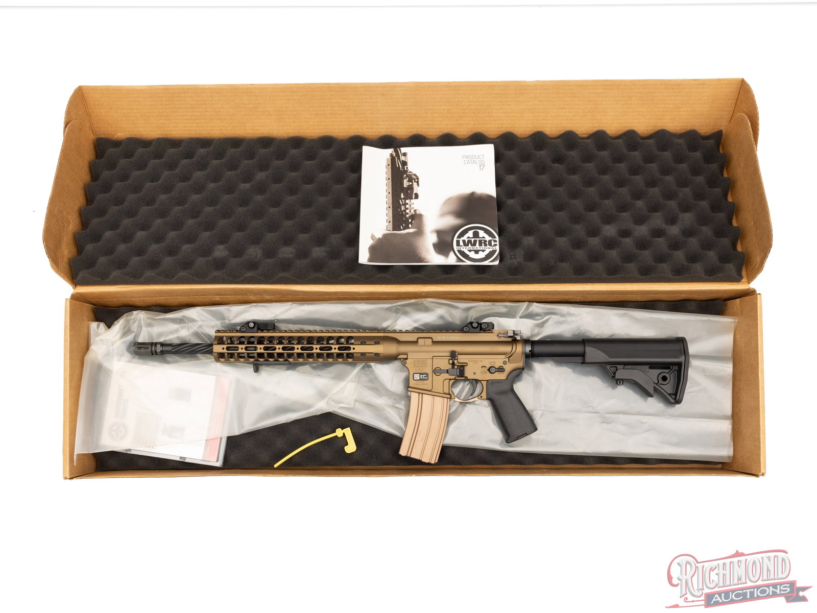 LWRC IC-DI AR Style 5.56 Nato / .223 REM RSR Exclusive Burnt Bronze Semi-Auto Rifle in Original Box - 4