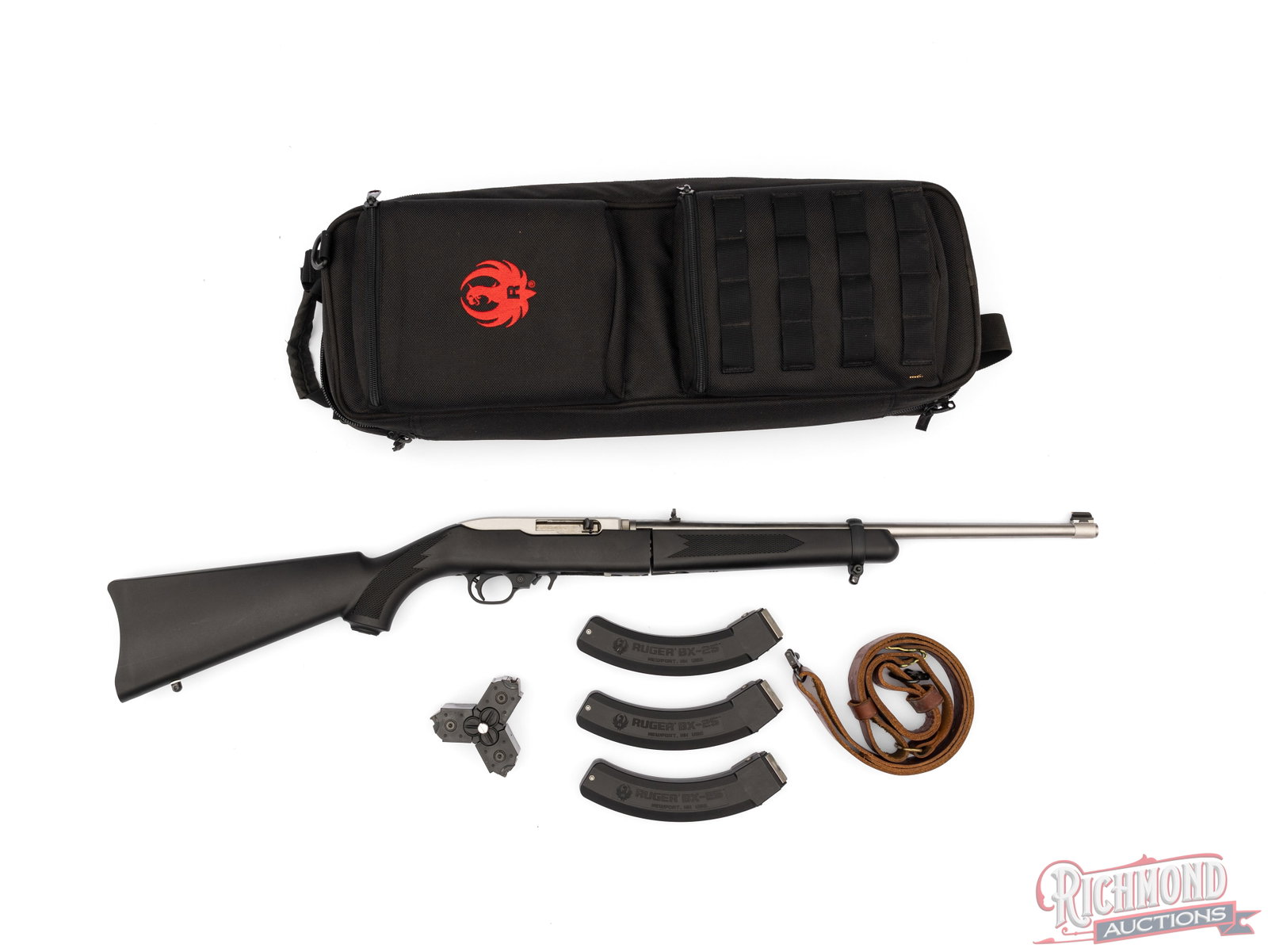 Ruger 10/22 Stainless Steel .22 LR Semi-Automatic Take-Down Rifle Set - 2