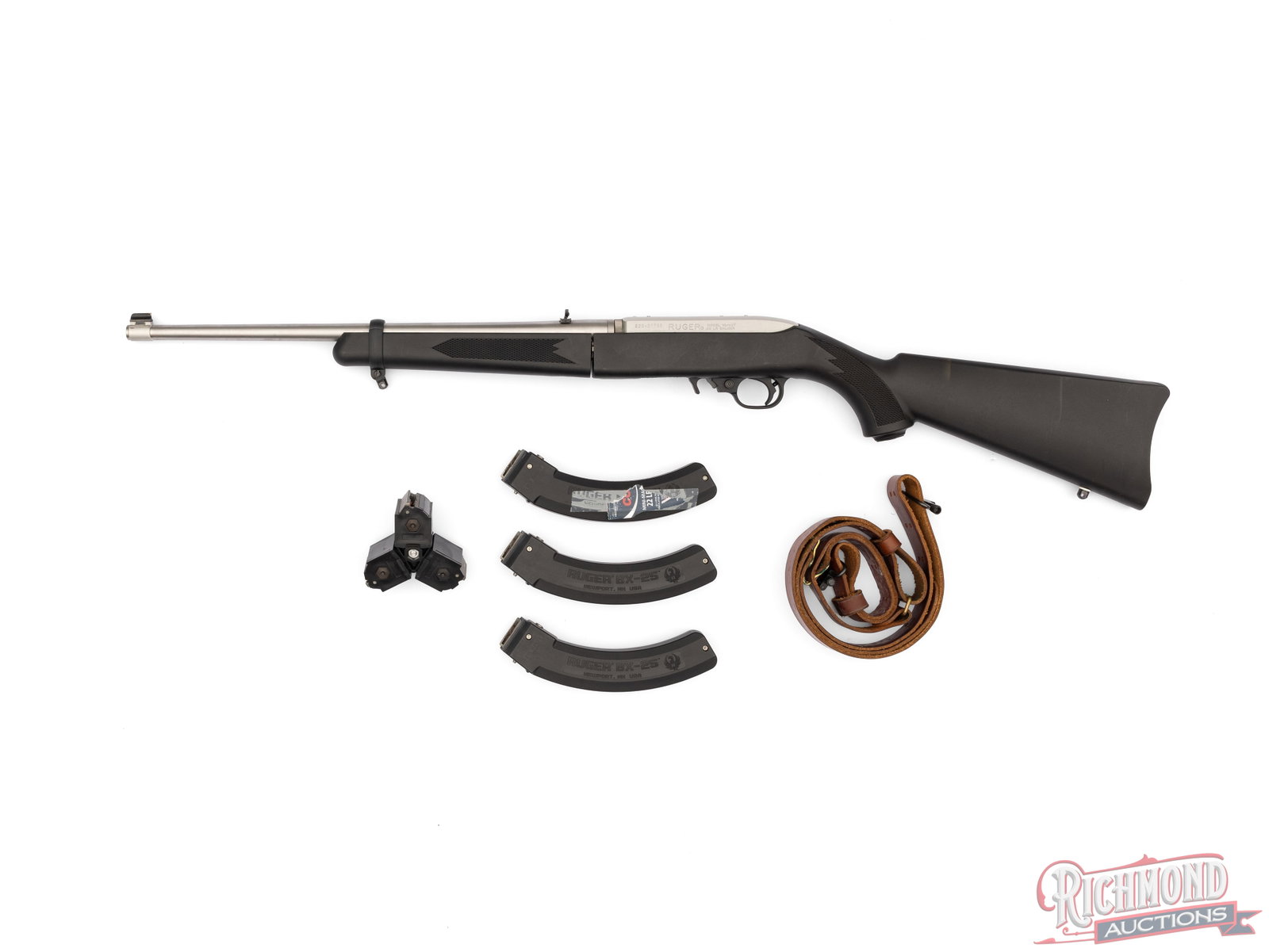 Ruger 10/22 Stainless Steel .22 LR Semi-Automatic Take-Down Rifle Set - 4