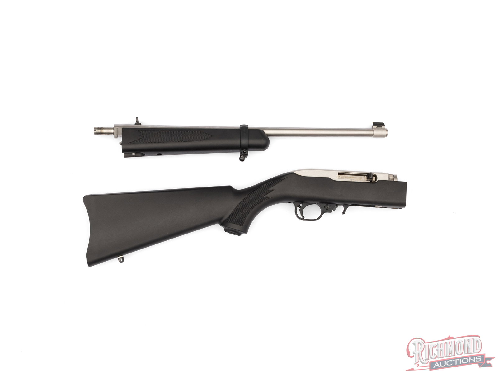 Ruger 10/22 Stainless Steel .22 LR Semi-Automatic Take-Down Rifle Set - 5