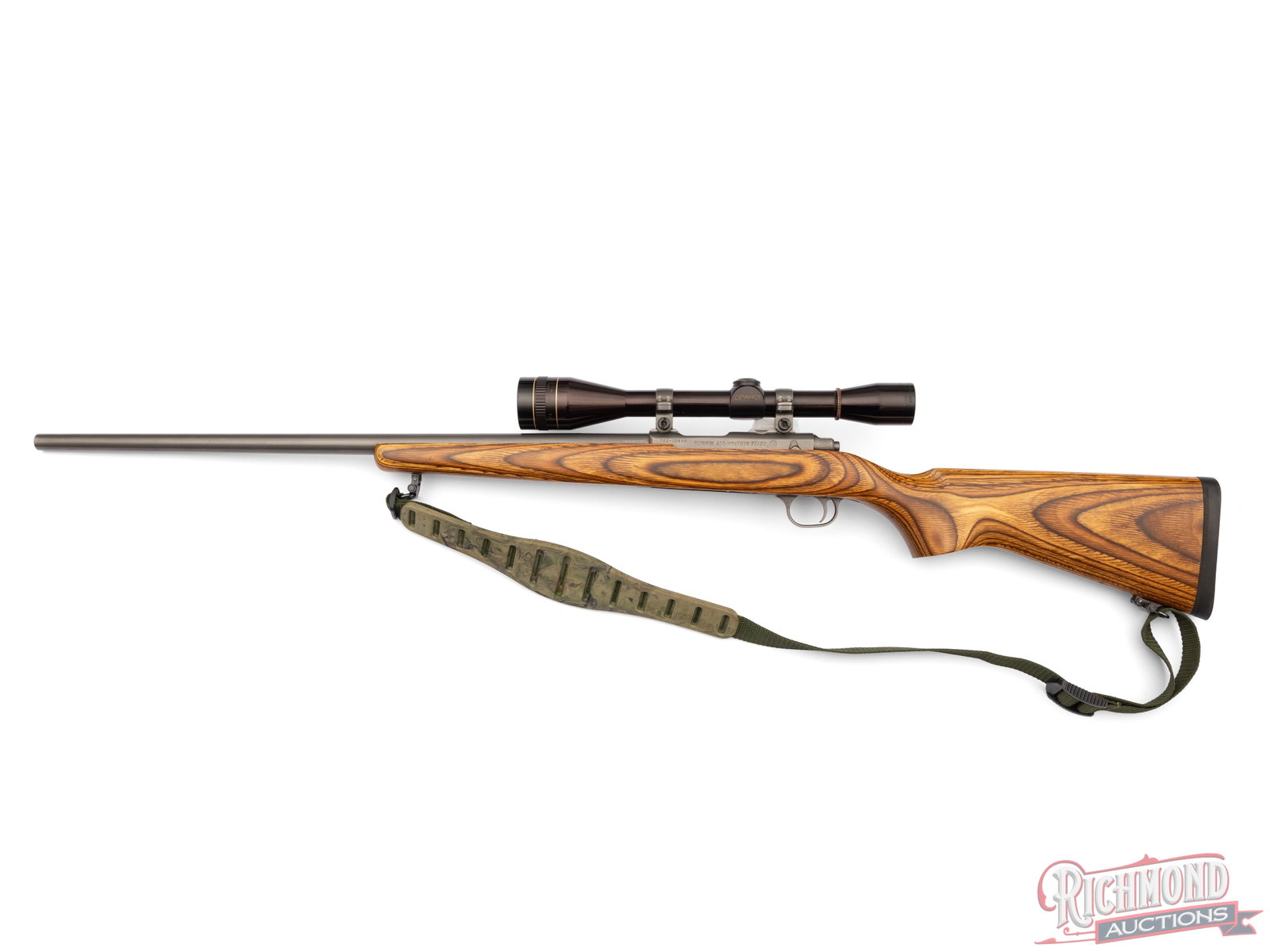 Ruger All-Weather 77/22 Bolt Action Rifle in .22 WIN MAG with Leupold 12X Scope - 2