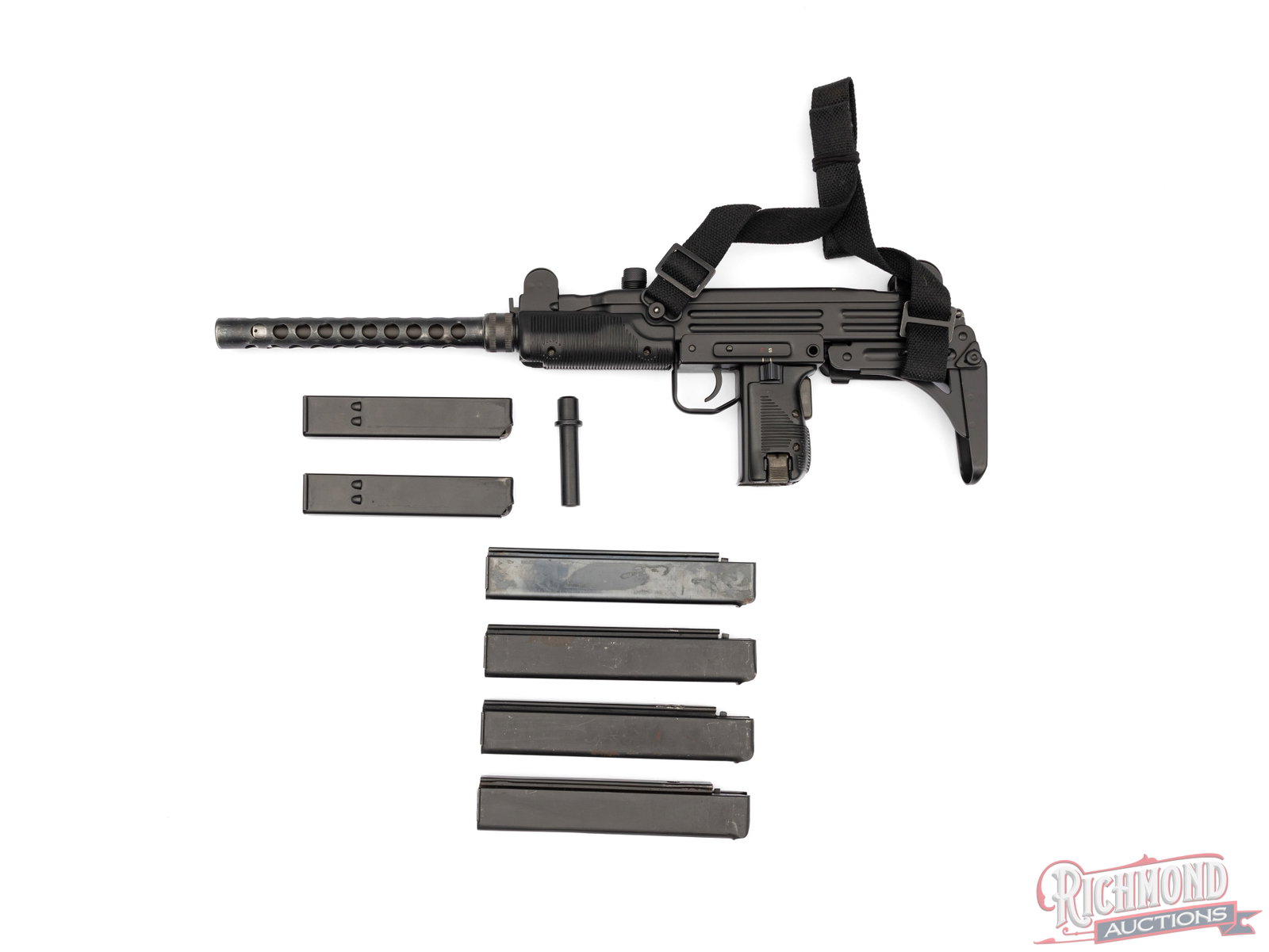 IMI Israel UZI Semi Auto Model B Carbine W/Case And Extra Magazines 9mm Parabellum - 3