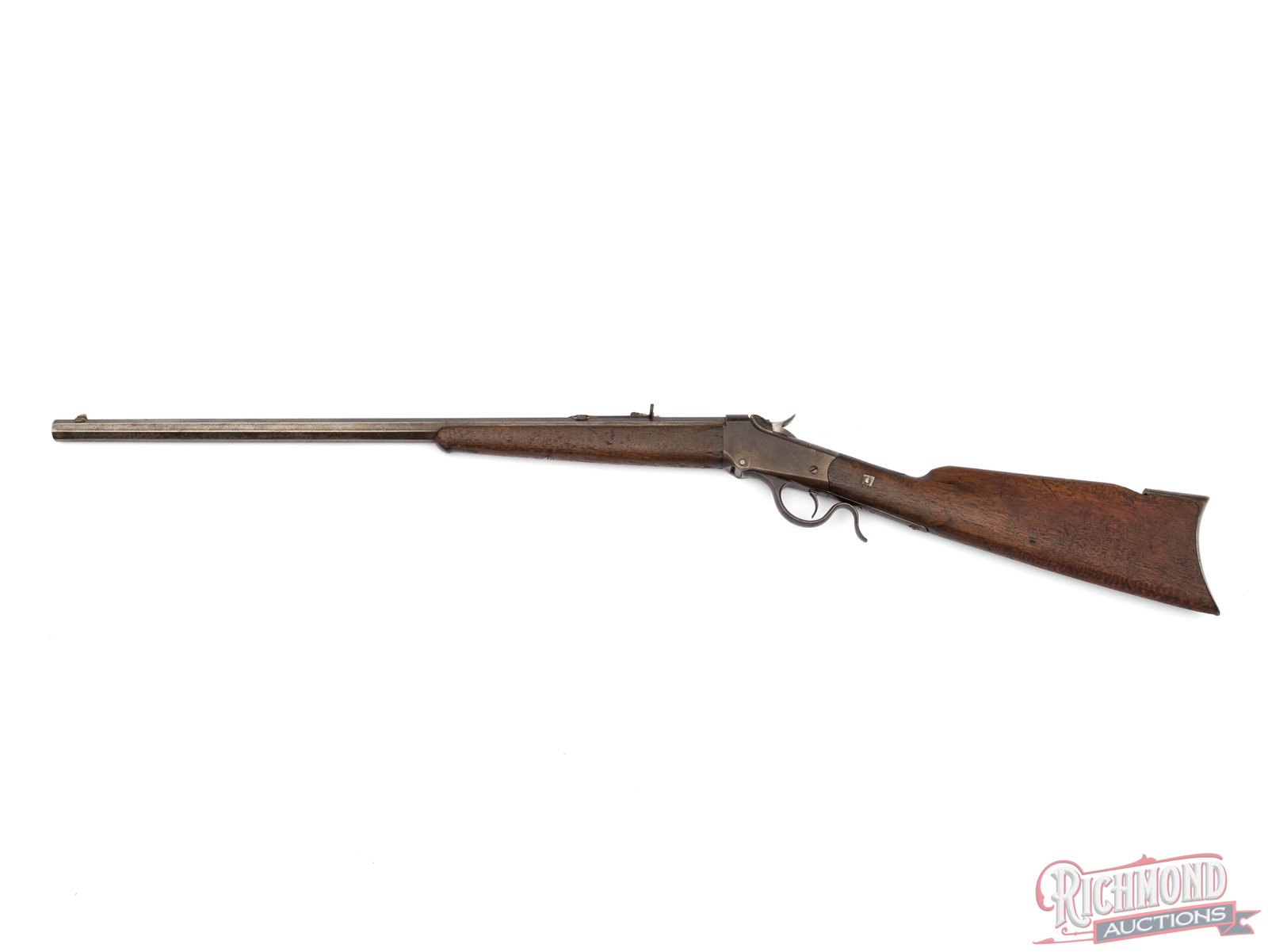 Antique Winchester Model 1885 Low Wall Single Shot Rifle .22 Short - 2