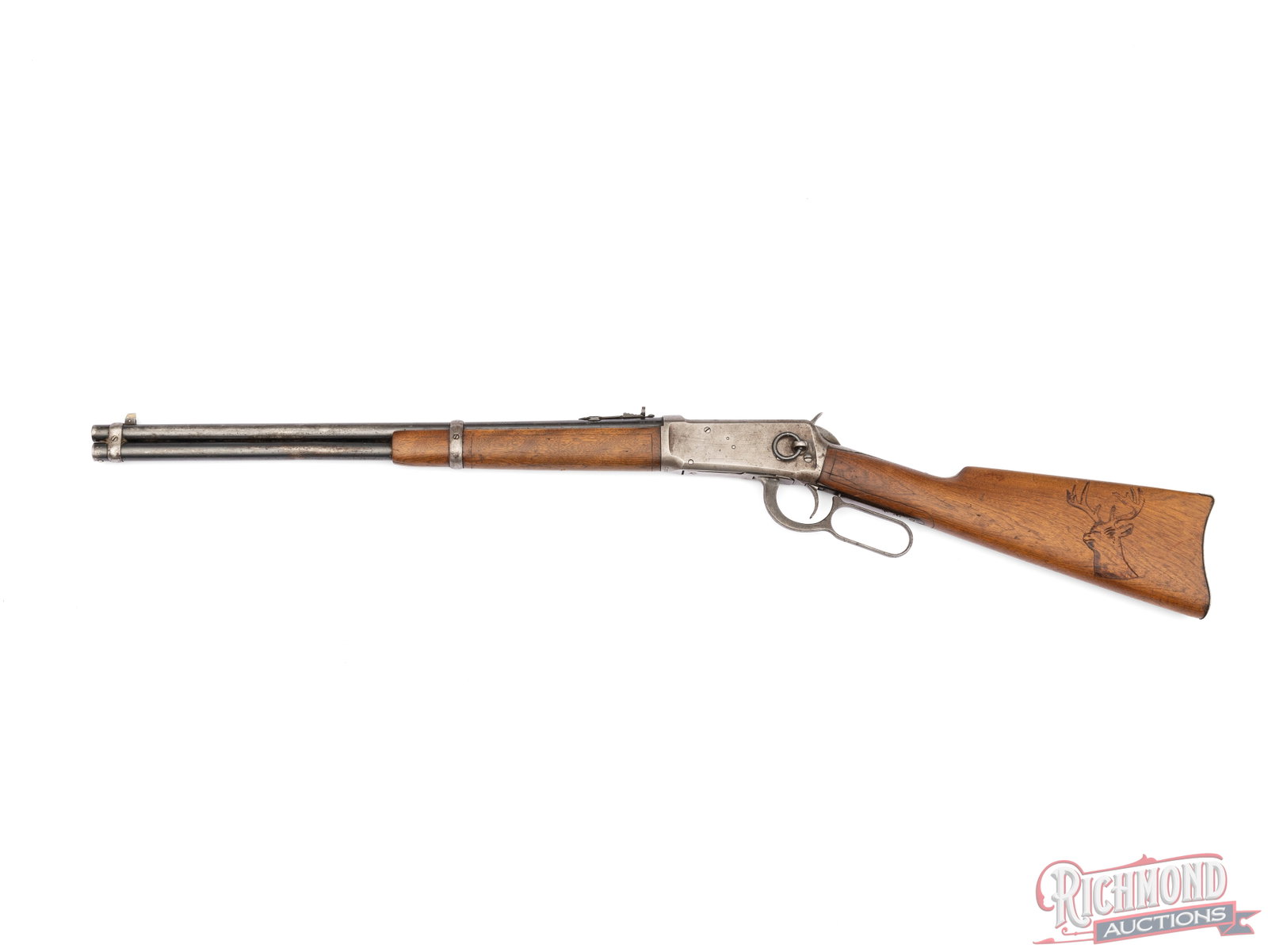 Pre '64 Winchester Model 94 Lever Action Saddle Ring Carbine Rifle in .32 WS - 2