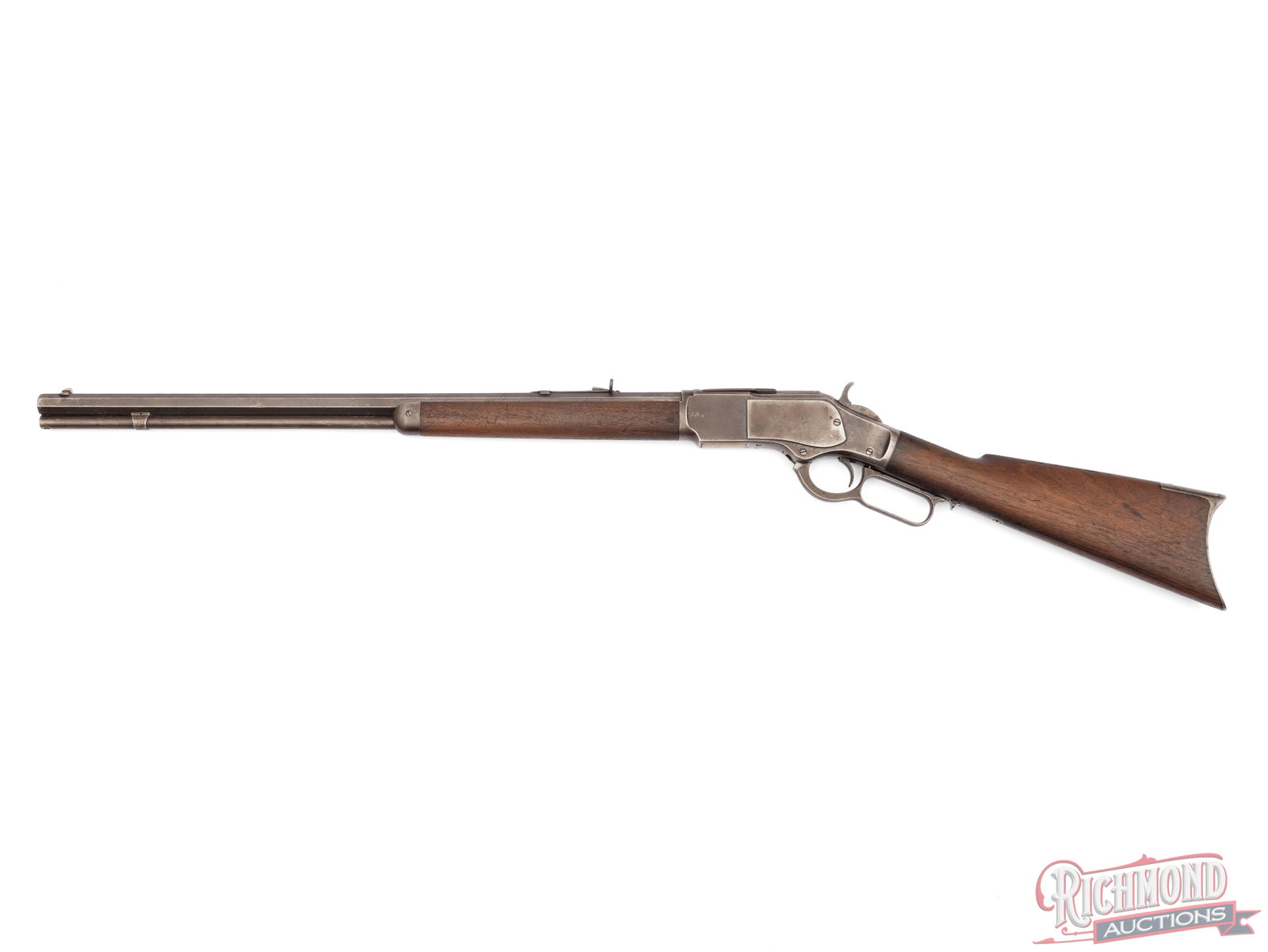 Antique Winchester Model 1873 Lever Action Rifle In .32 WCF - 2
