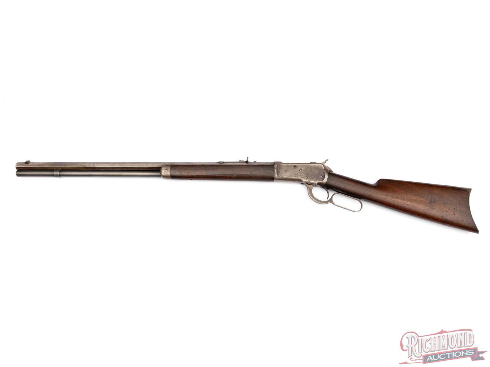 Antique Winchester Model 1892 Octagon .38 WCF Lever Action Rifle - 2
