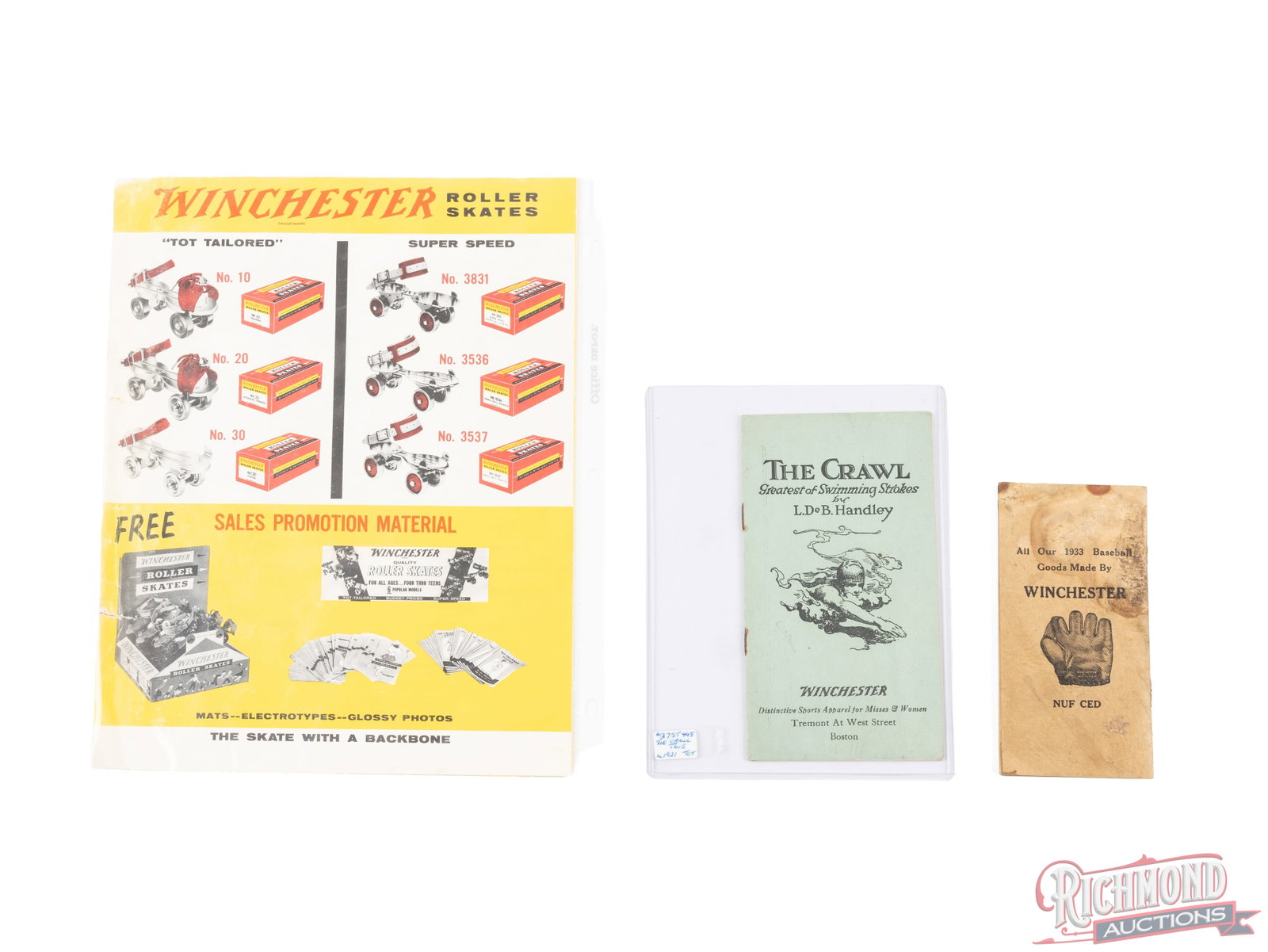 Three Winchester Booklets And Notepad - 2