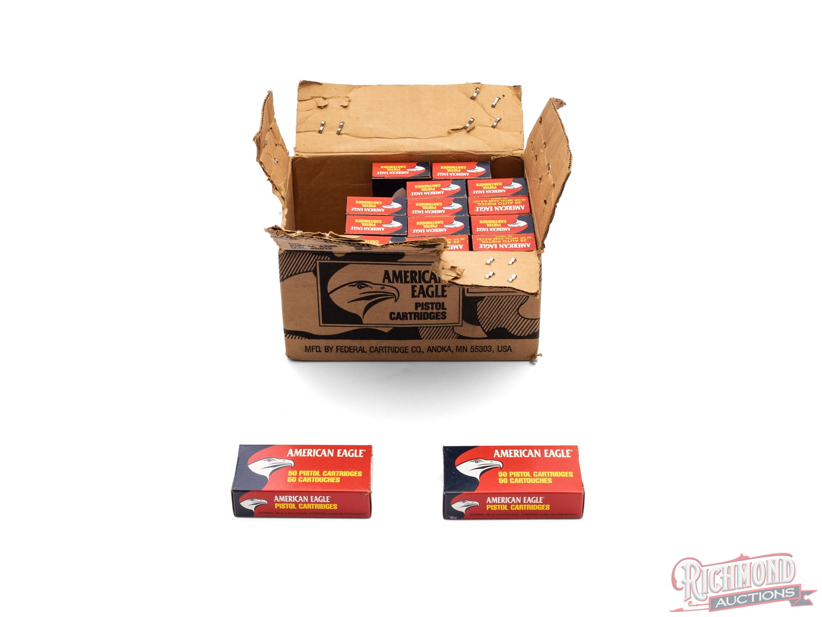 705 Rounds of American Eagle.25 Auto Metal Case Cartridges (1 of 2)