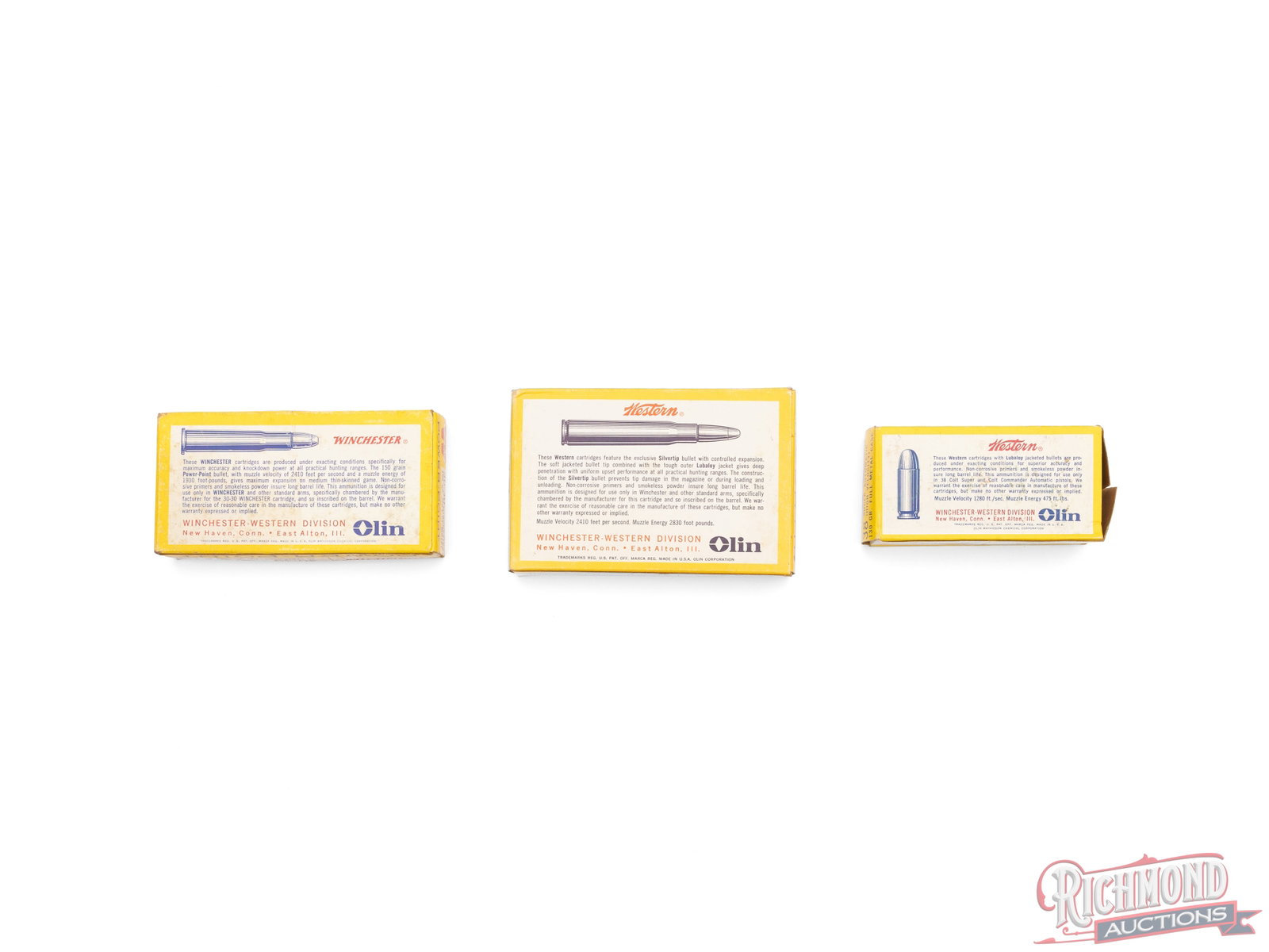 Winchester And Western .30-06, .30-30, And 38 Super Centerfire Cartridges - 2