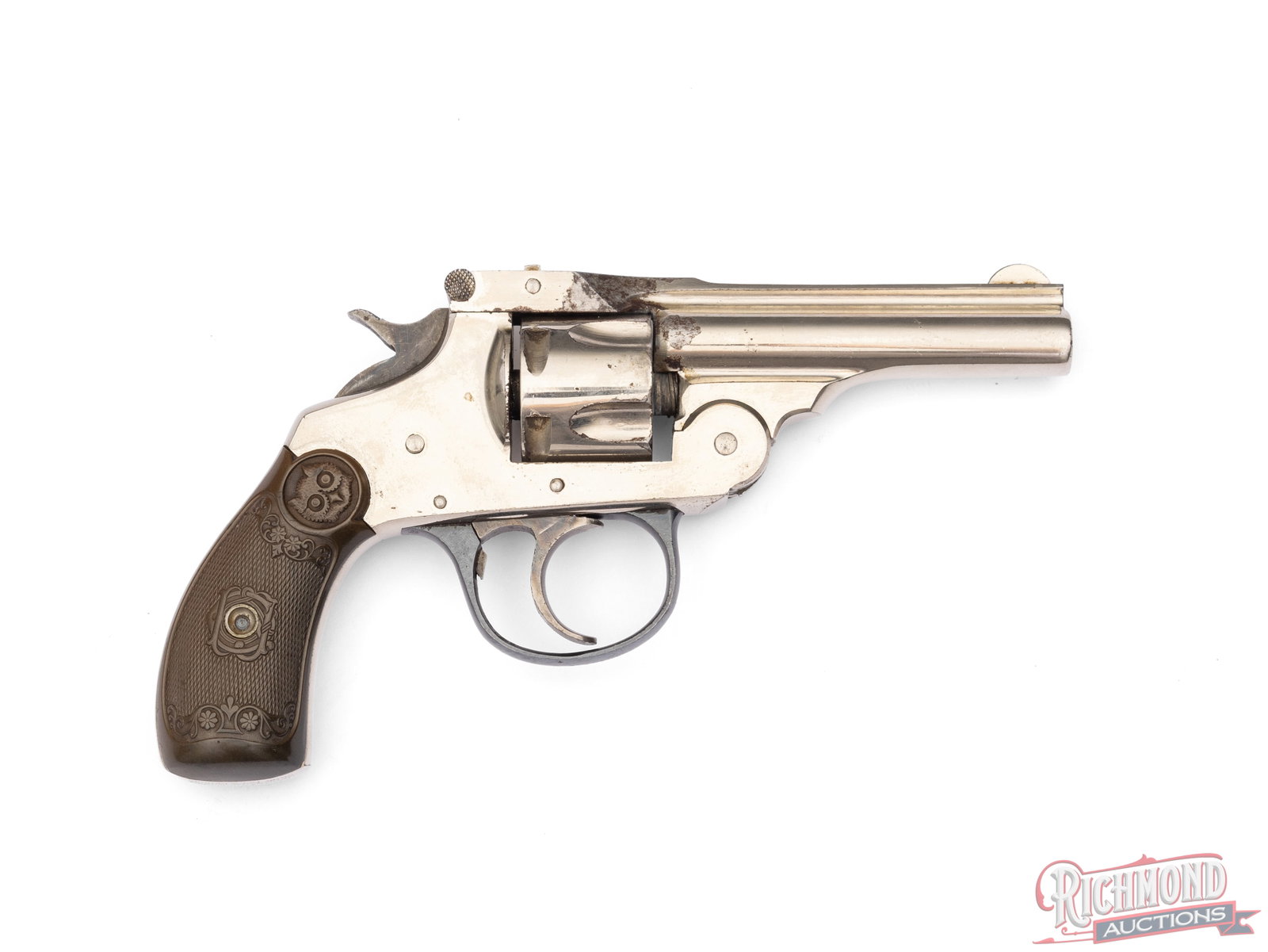 Iver Johnson & Cycle Works Top Latch .32 S&W Double Action Revolver - 2